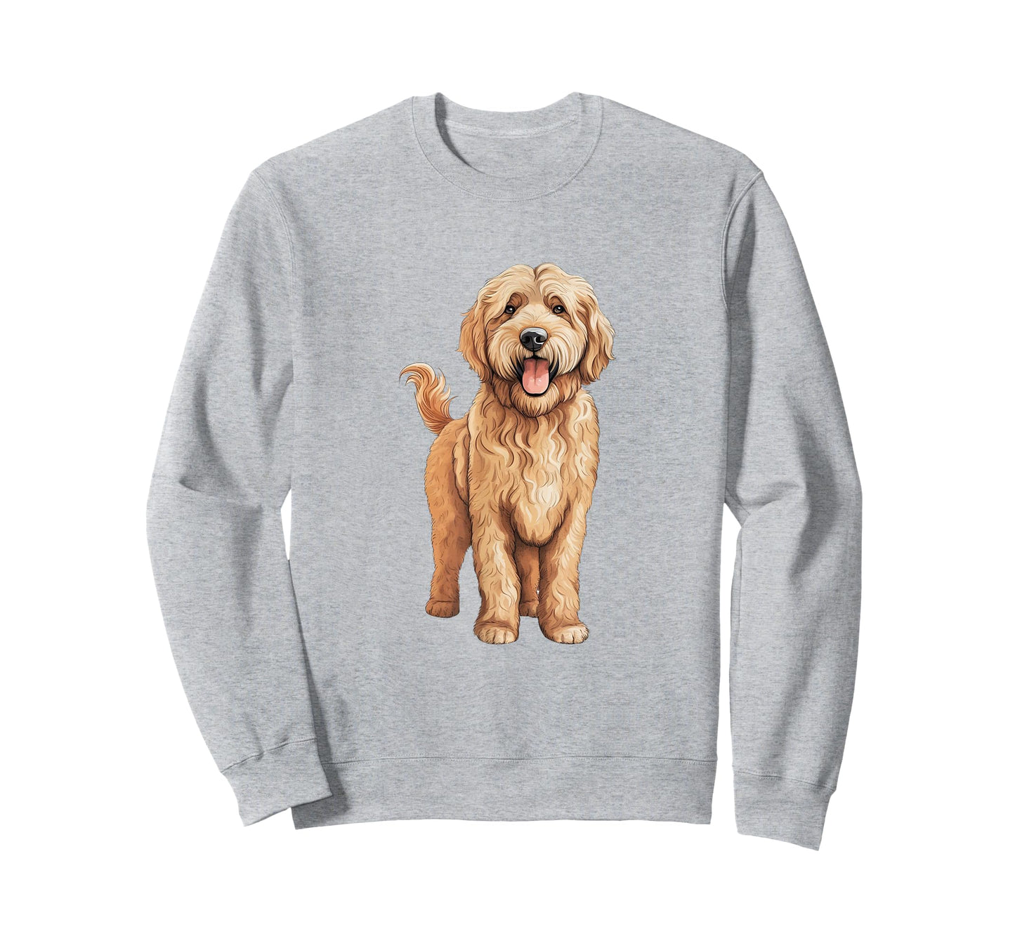 Adorable Labradoodle Illustration for Dog Lovers T-Shirt