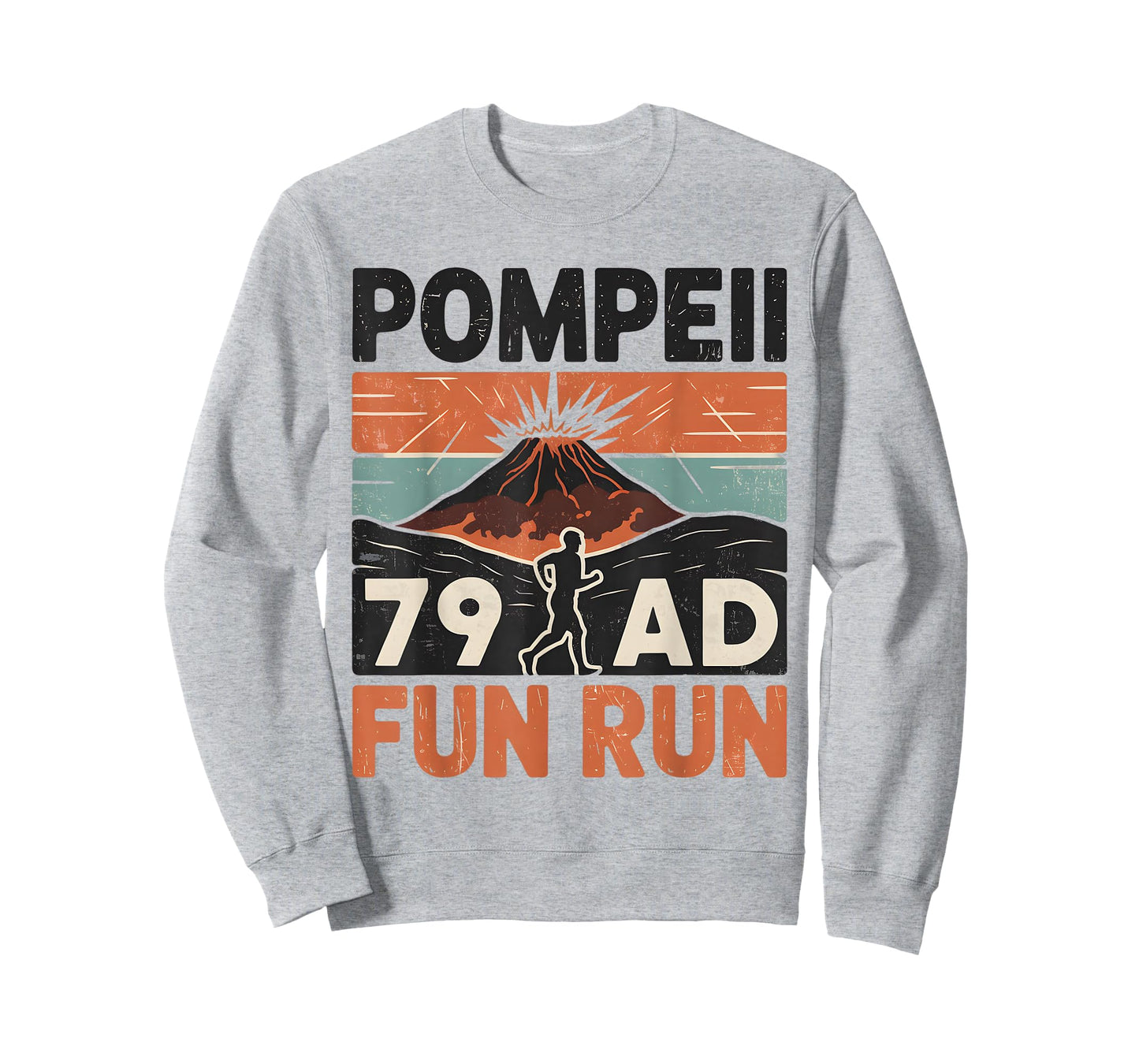 Pompeii Fun Run Geography Volcanologist Volcanology T-Shirt