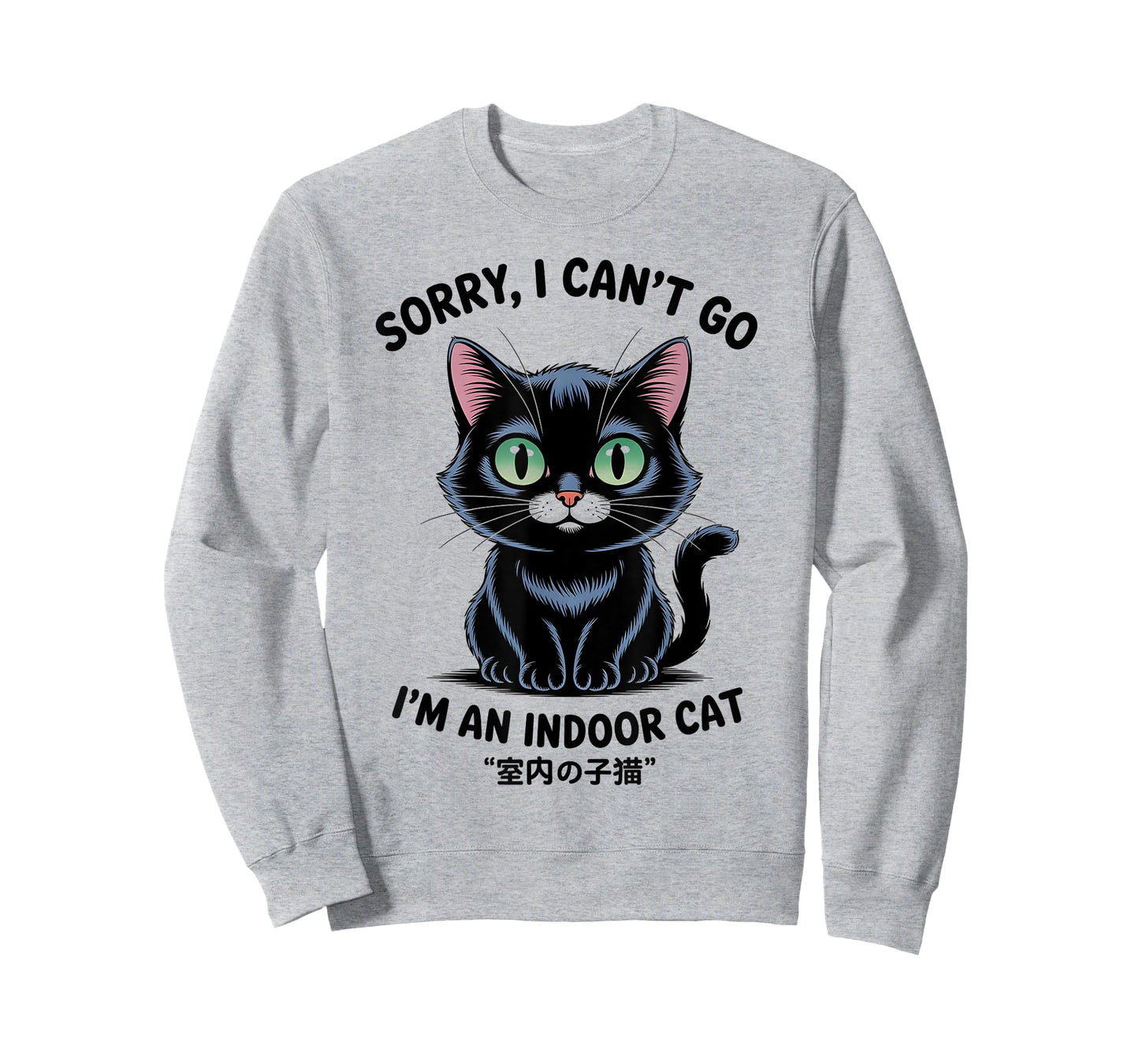Sorry I Can’t Go I’m an Indoor Cat Funny Indoor cat T-Shirt