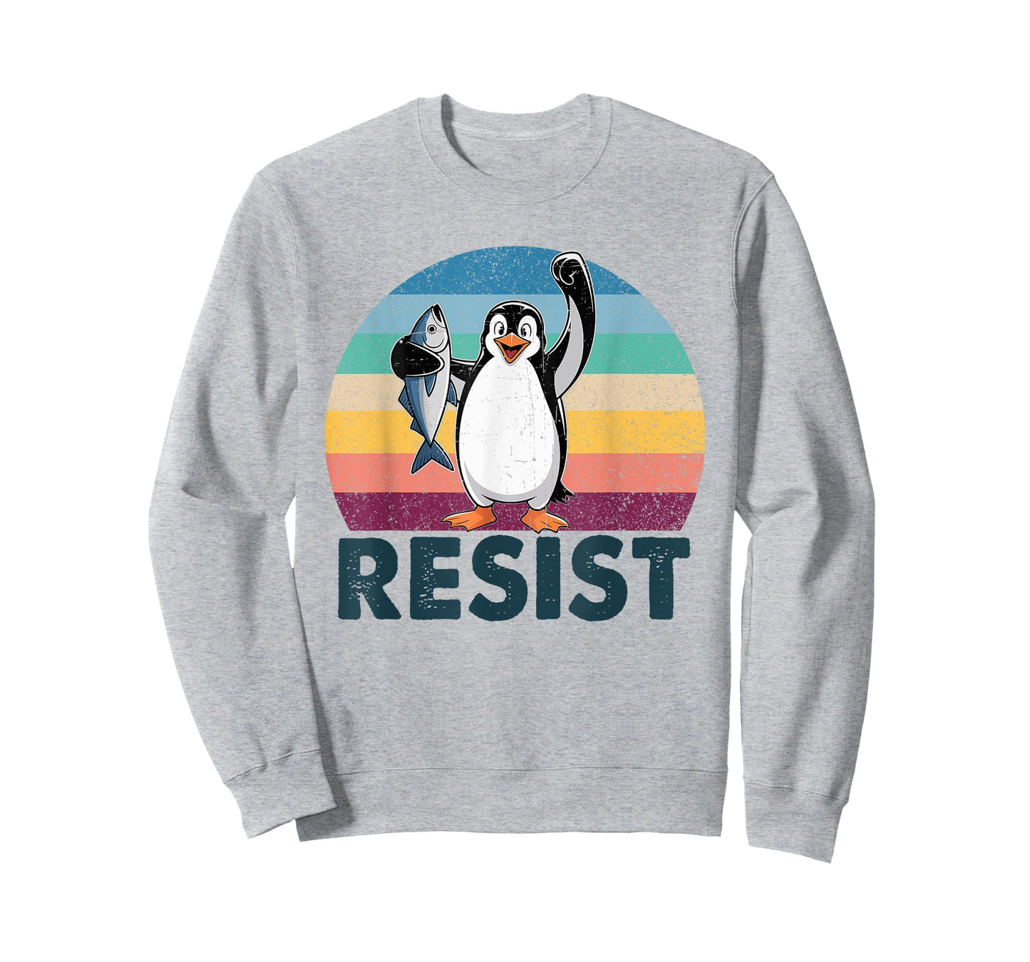 Resist Penguin Activism Penguins Protest Against Tarriffs T-Shirt