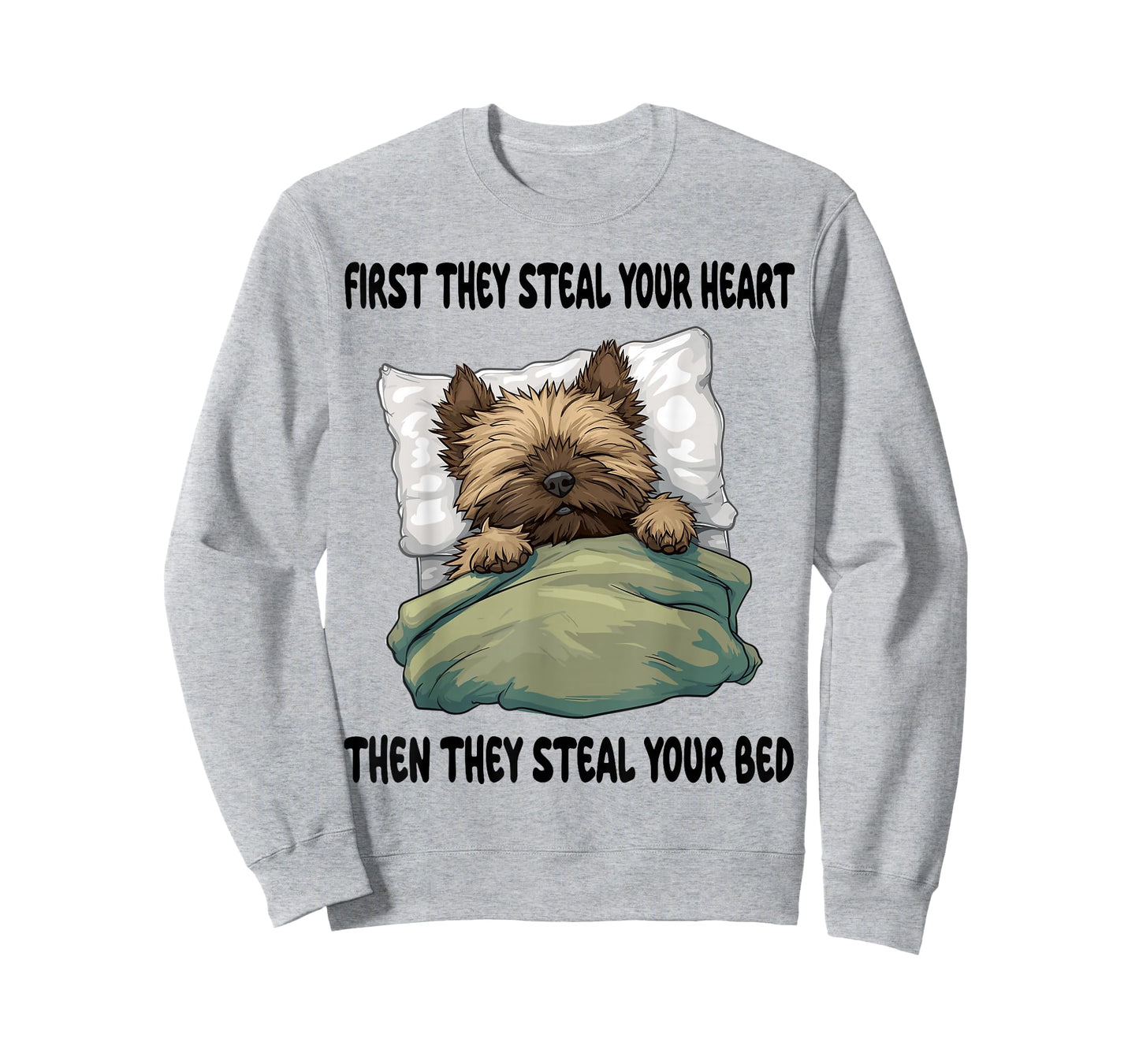 Cairn Terrier Sleeping Pajamas Nightgown T-Shirt