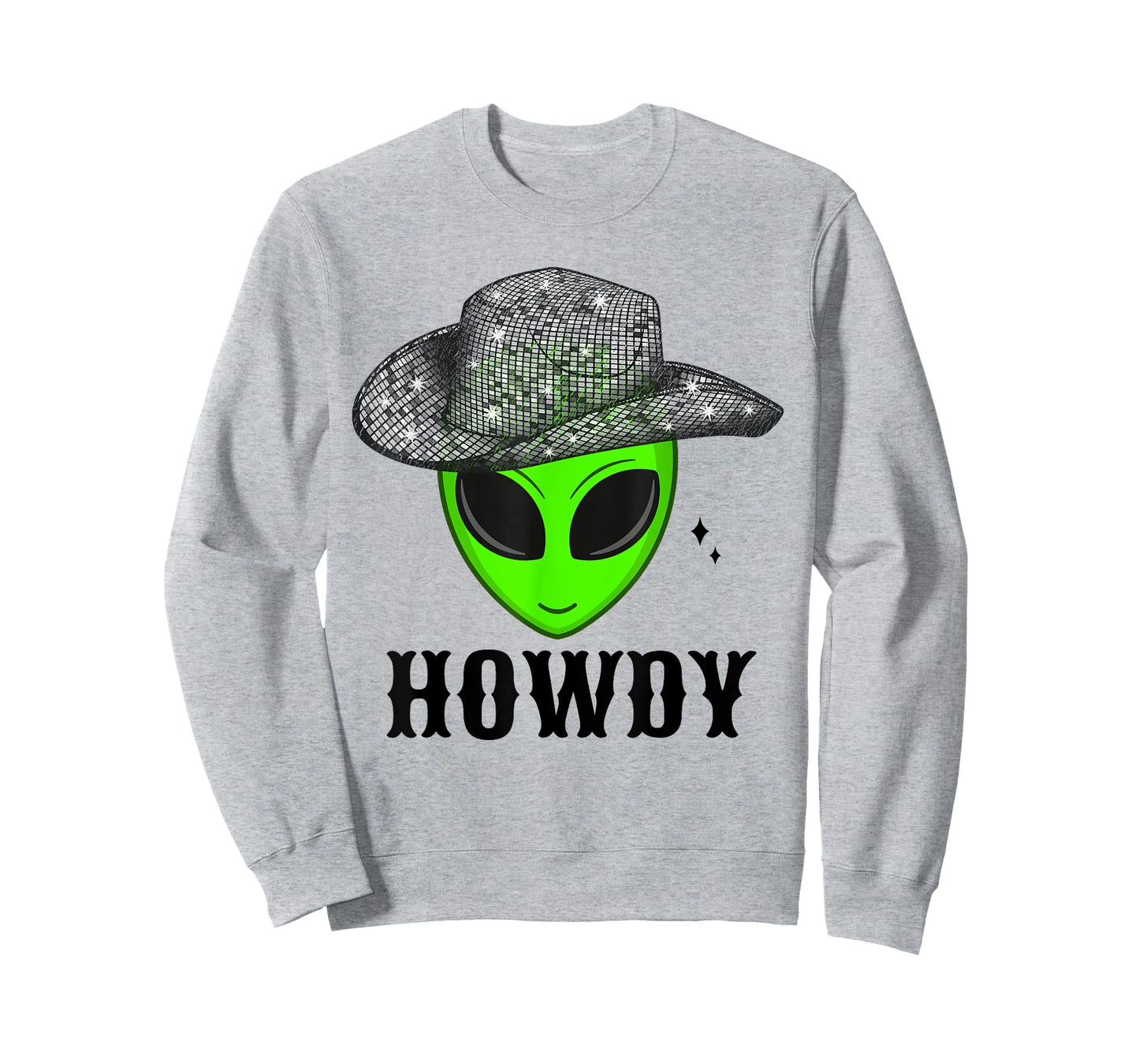 Cool Cowboy Hat Alien Space Western Dance Disco Howdy T-Shirt