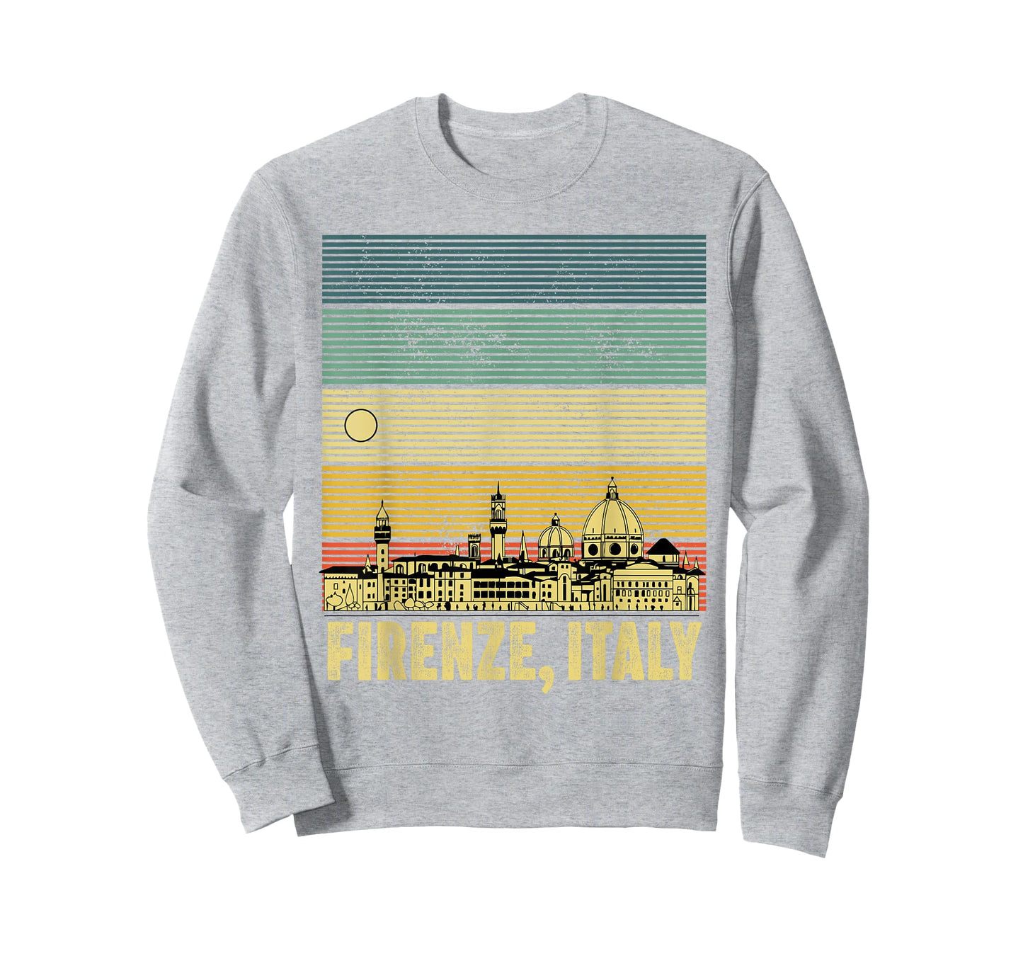 souvenirs from italy firenze Florence retro vintage skyline T-Shirt
