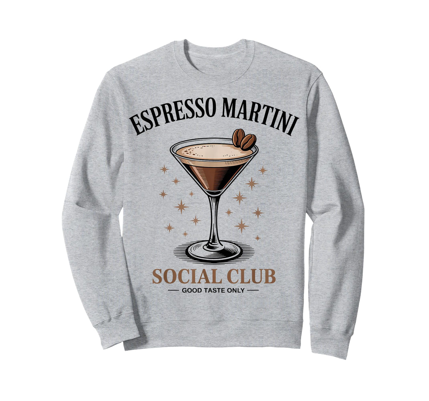 Espresso Martini Social Club Coffee Cocktail Cafe Back T-Shirt