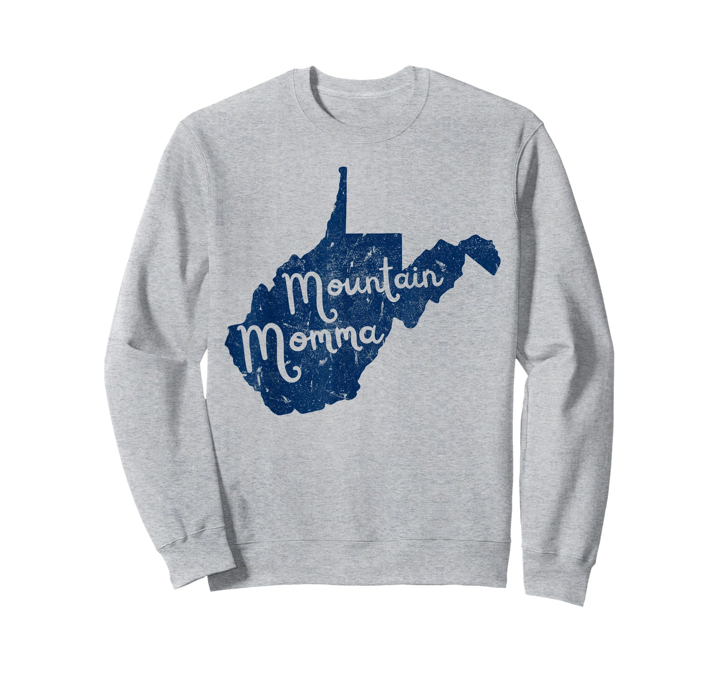 West Virginia Map Mountain Momma WV 304 Home Vintage T-Shirt