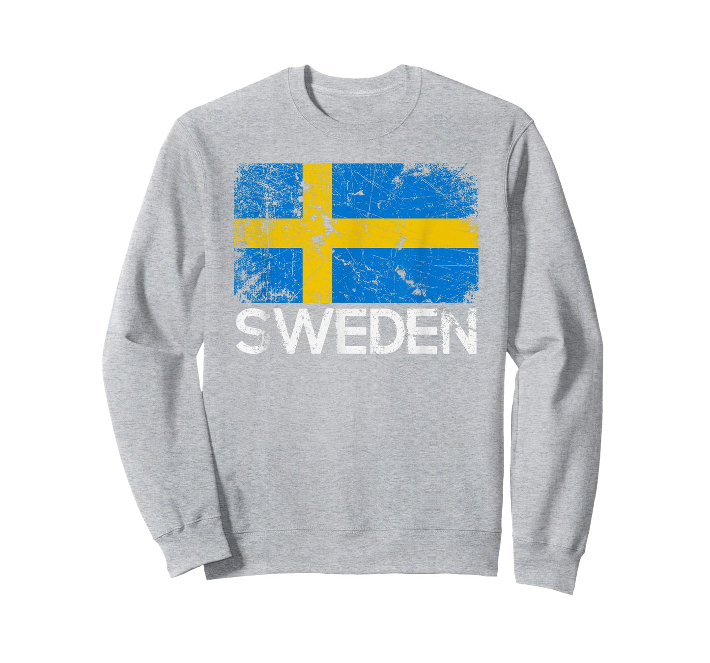 Swedish Flag T-Shirt | Vintage Made In Sweden Gift T-Shirt