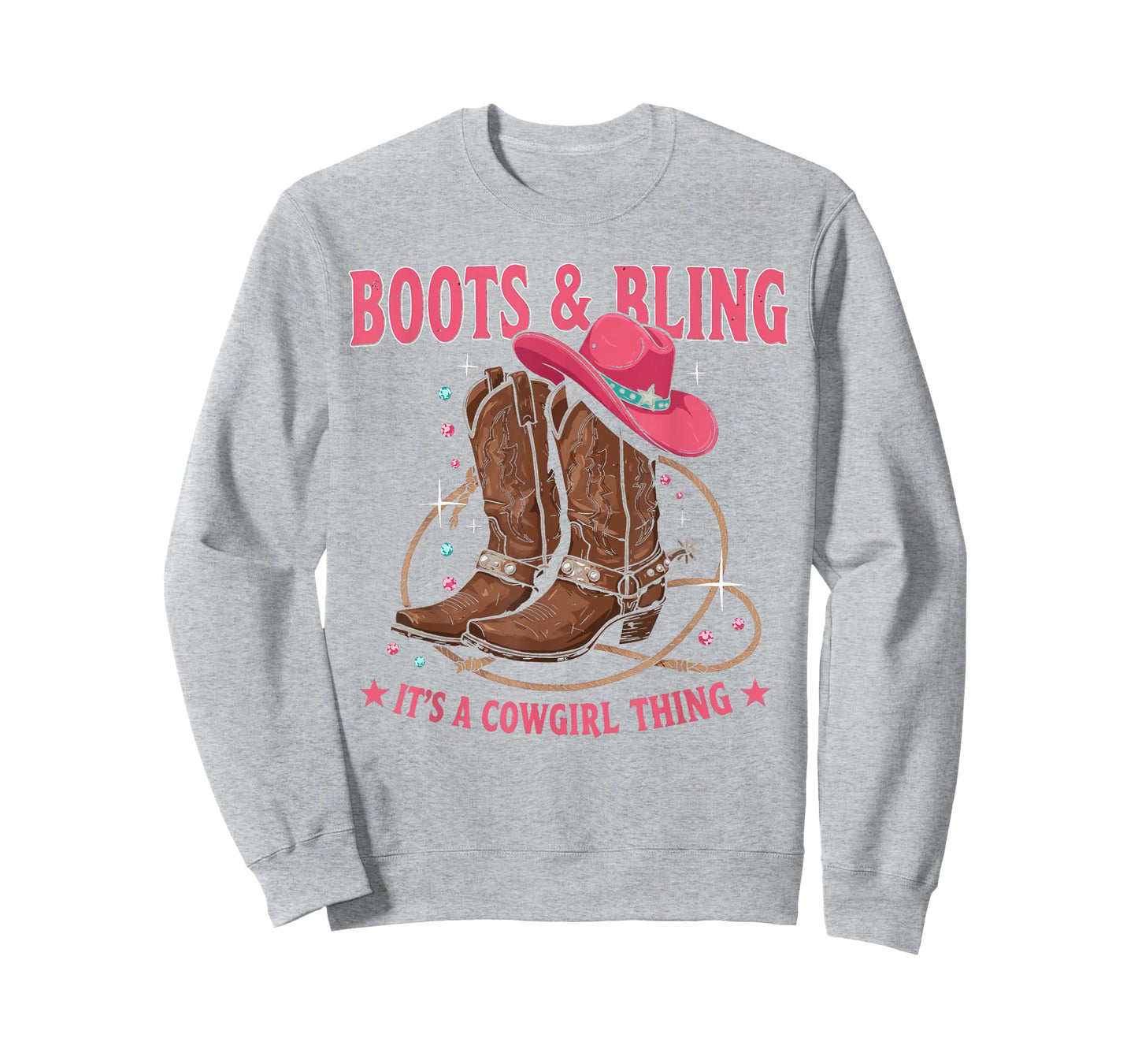Howdy Country Rodeo Girl Western Boots & Bling its a Cowgirl T-Shirt