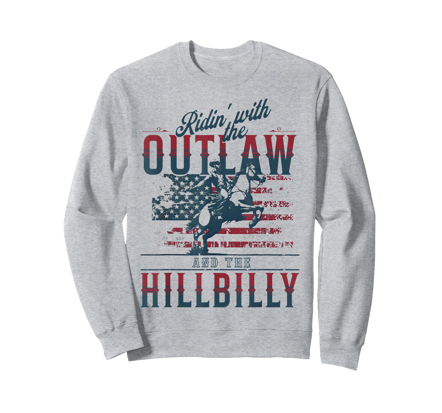 Cowboys Ridin With The Outlaw And The Hillbilly T-Shirt