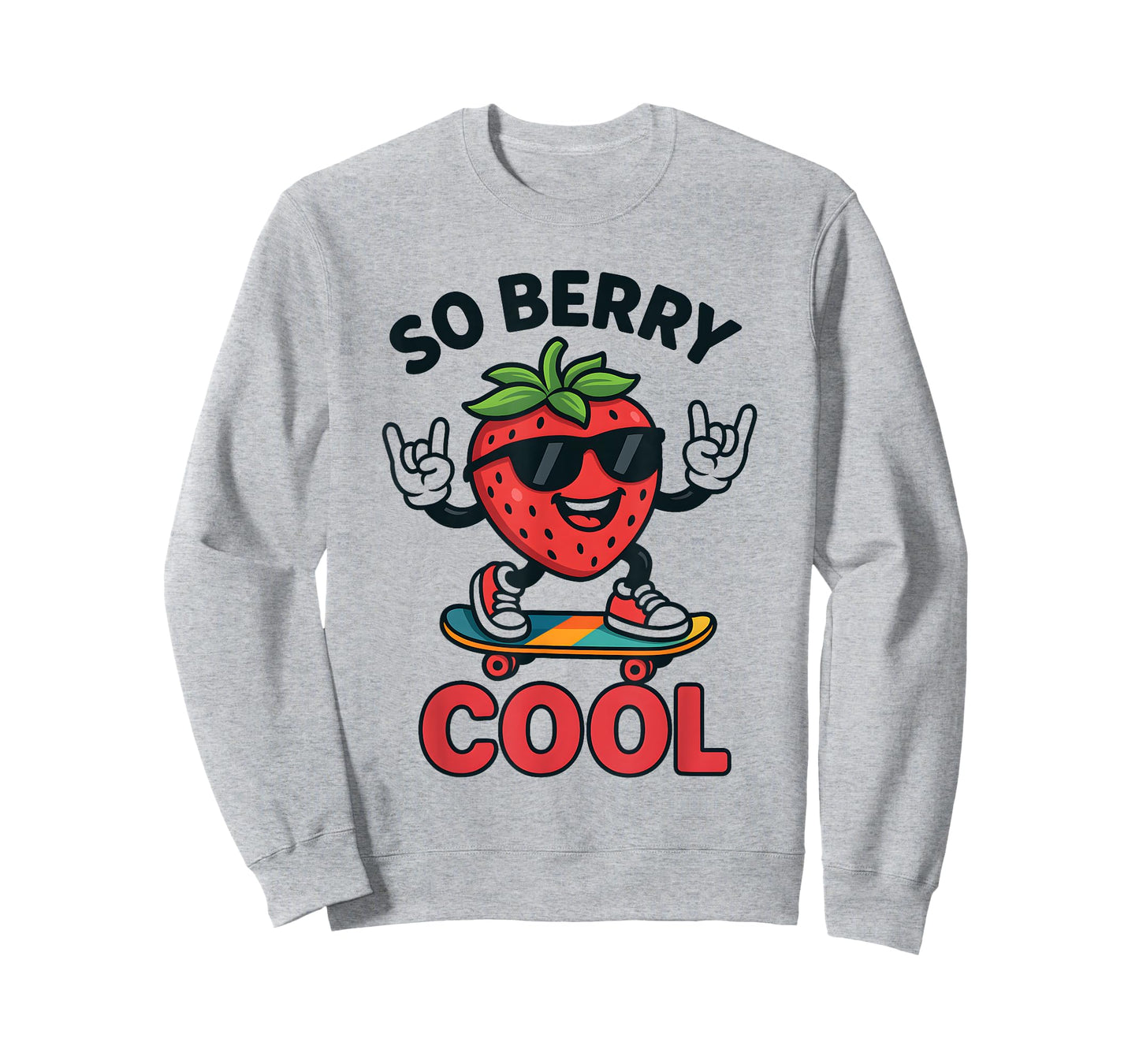 So Berry Cool Boys Strawberry Season Fruit Lover Groovy T-Shirt