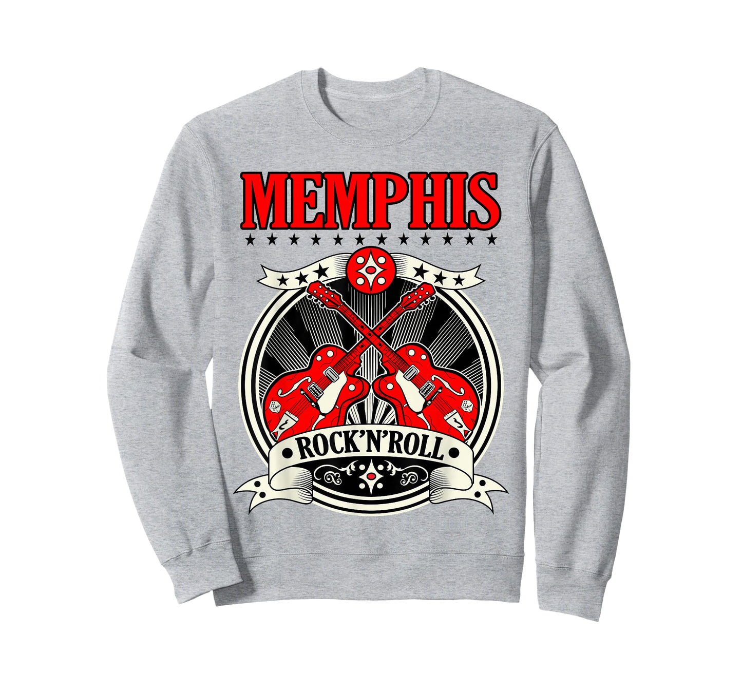 50s Rockabilly Style Memphis Gifts Sock Hop Party Guitar T-Shirt