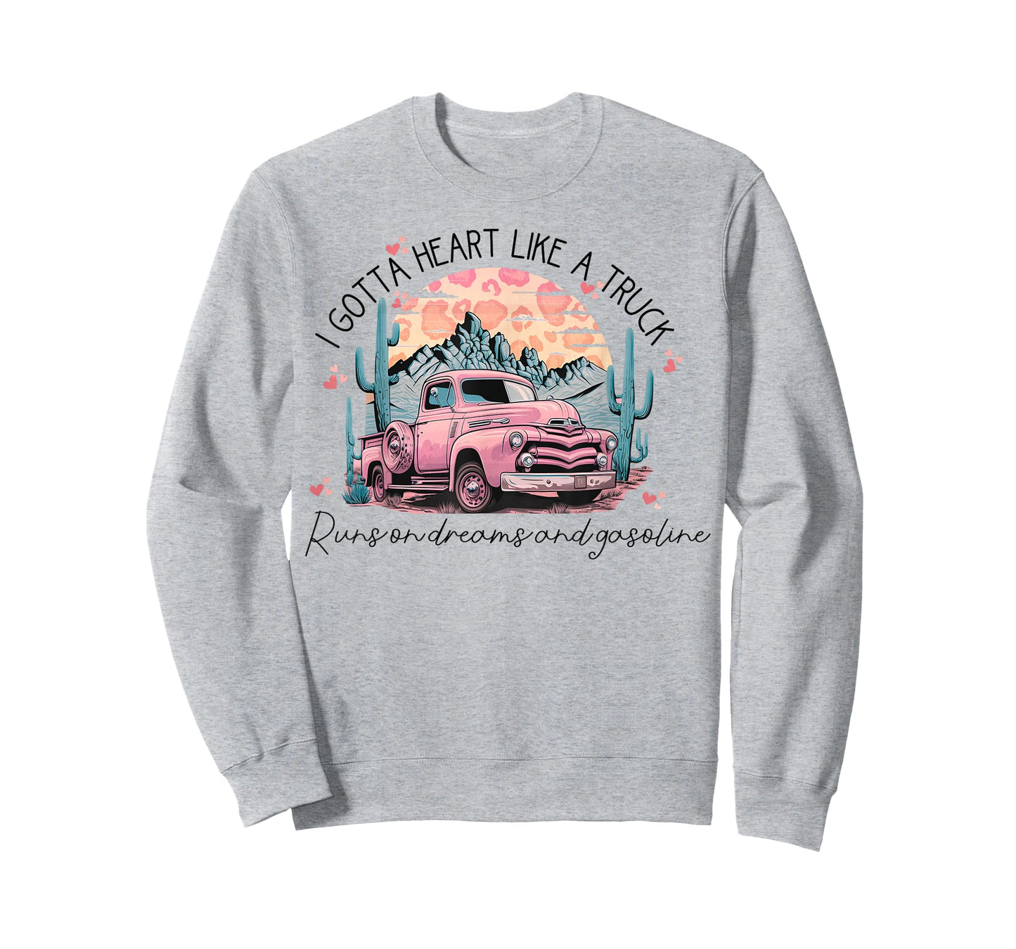 Gotta Heart-Like A Truck Western Country Western Truck T-Shirt