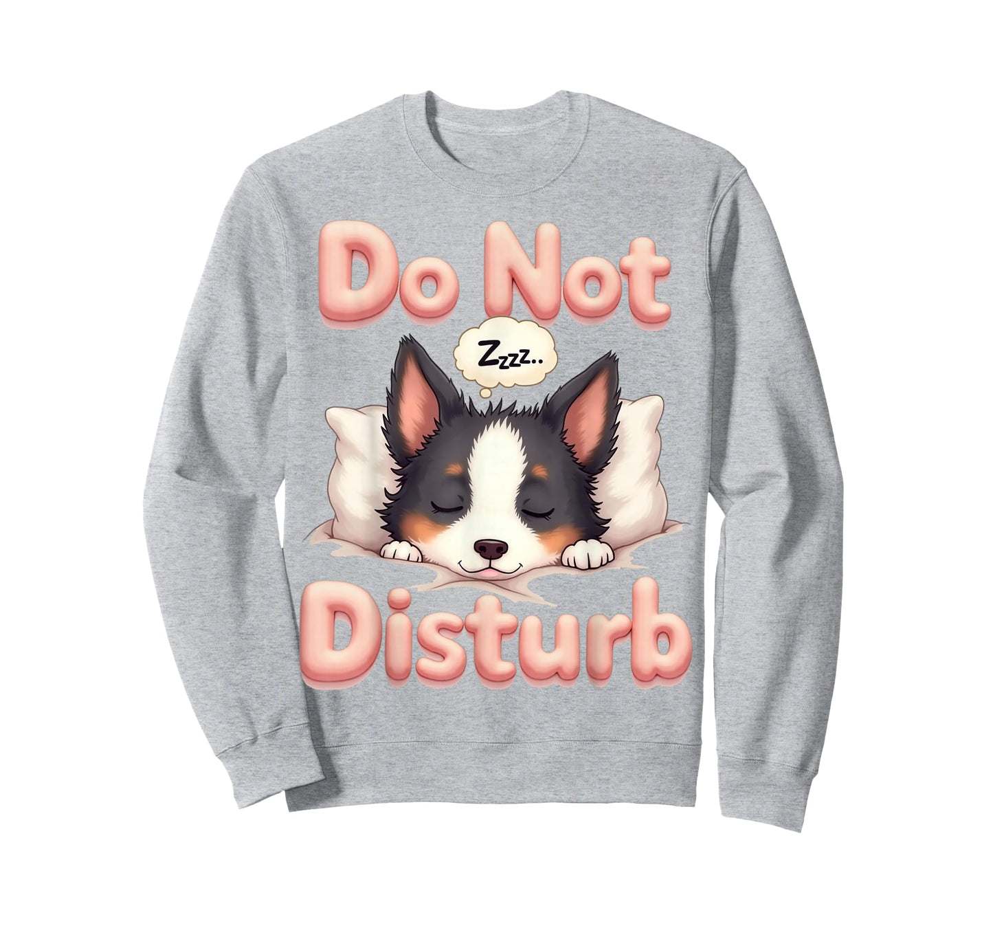 Do Not Disturb Border Collie Dog Funny Pajamas T-Shirt