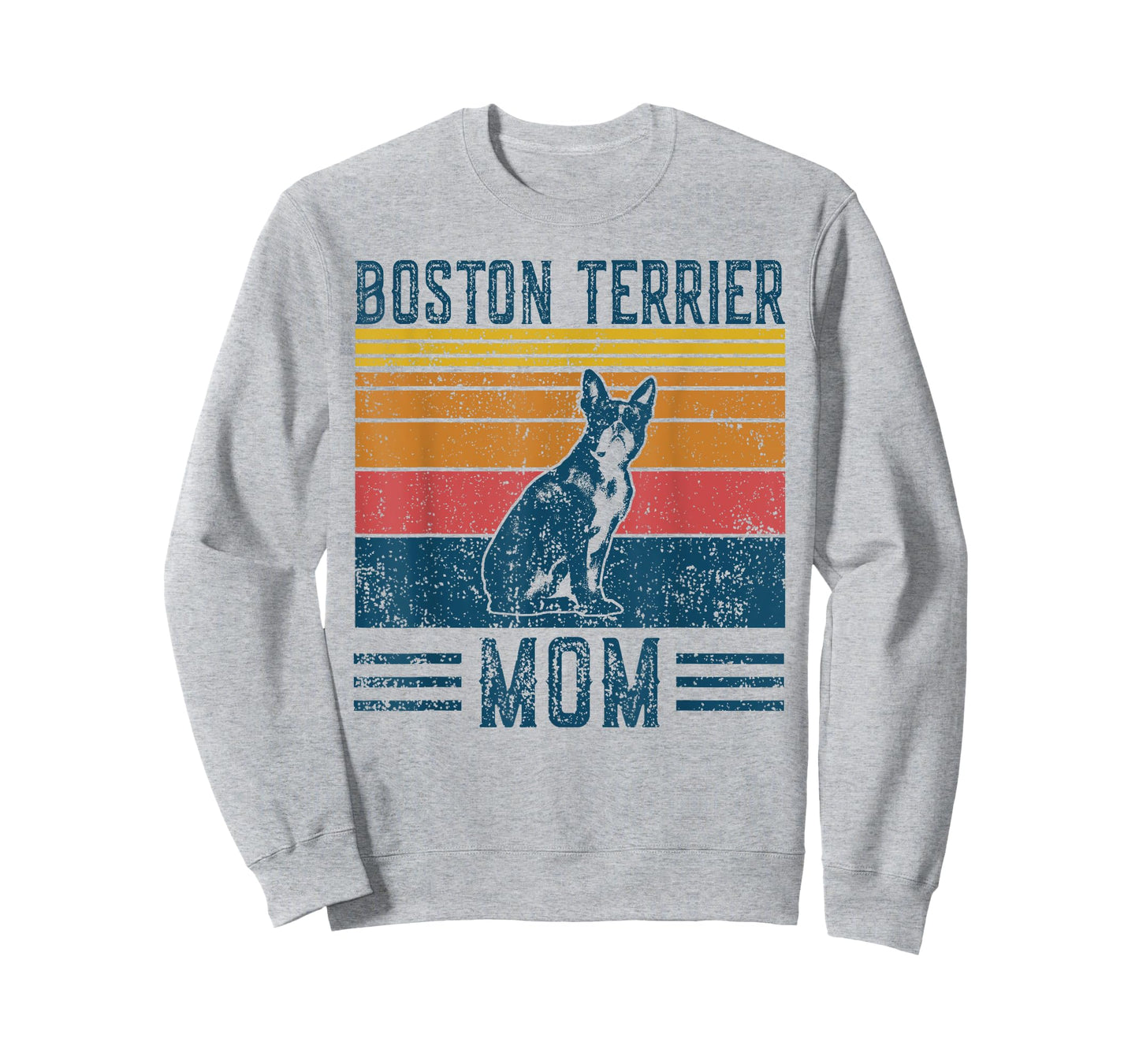 Dog Boston Terrier Mom - Vintage Boston Terrier Mom T-Shirt