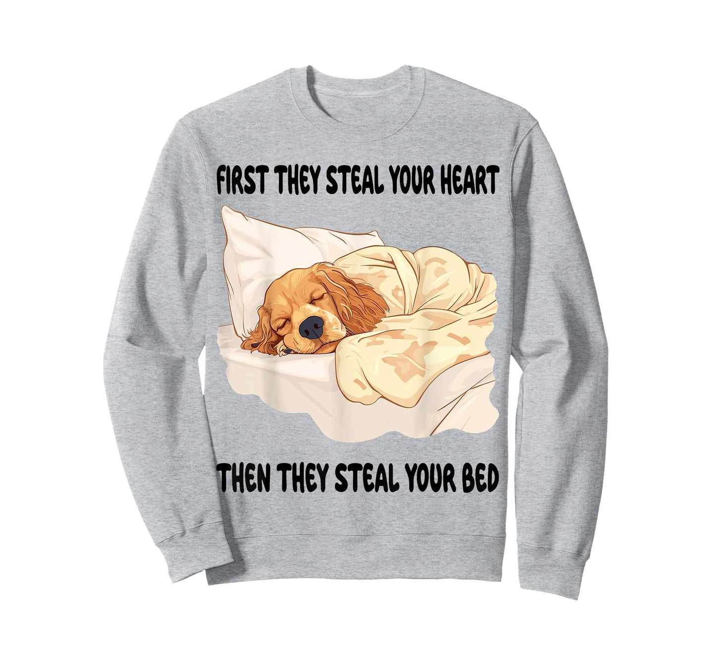 Cocker Spaniel Sleeping Pajamas Nightgown T-Shirt
