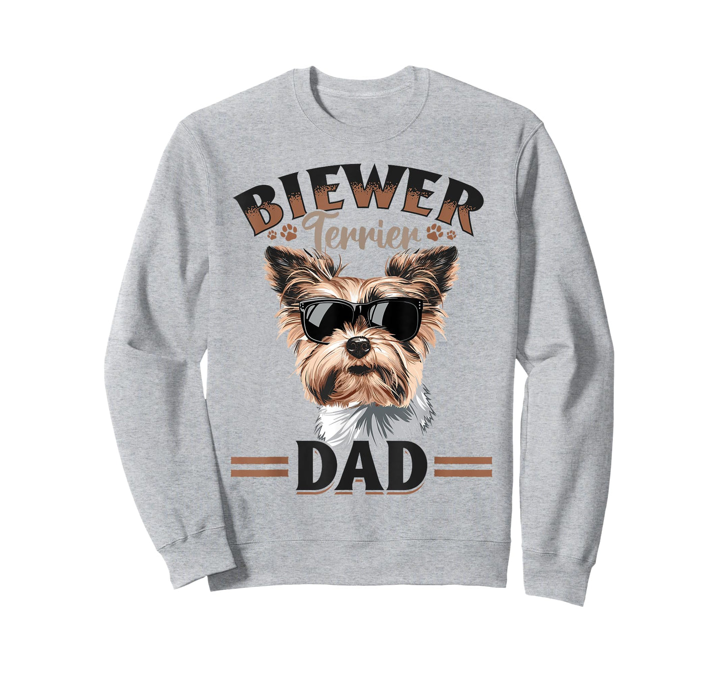 Biewer Terrier Dog Breed Biewer Terrier Dad T-Shirt for Men Women Girls Kids