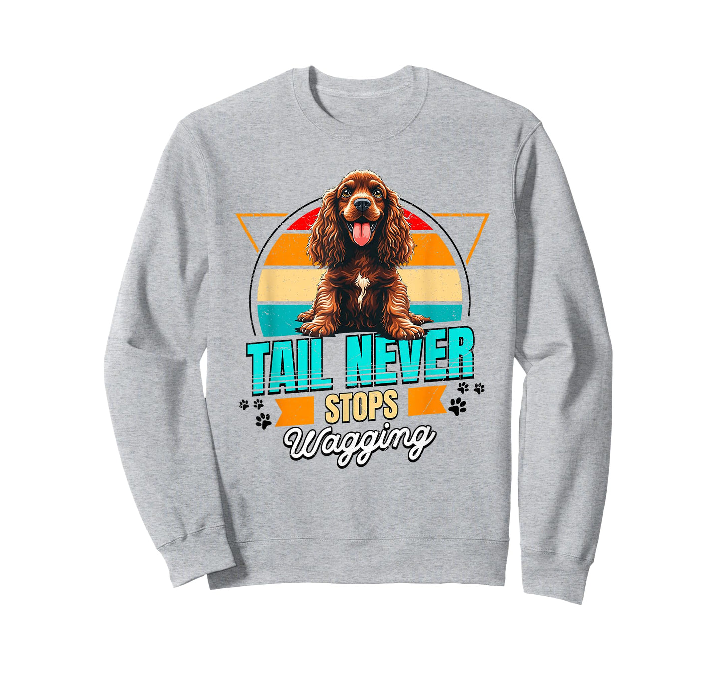 English Cocker Spaniel Lover Funny Cocker Spaniel Retro T-Shirt