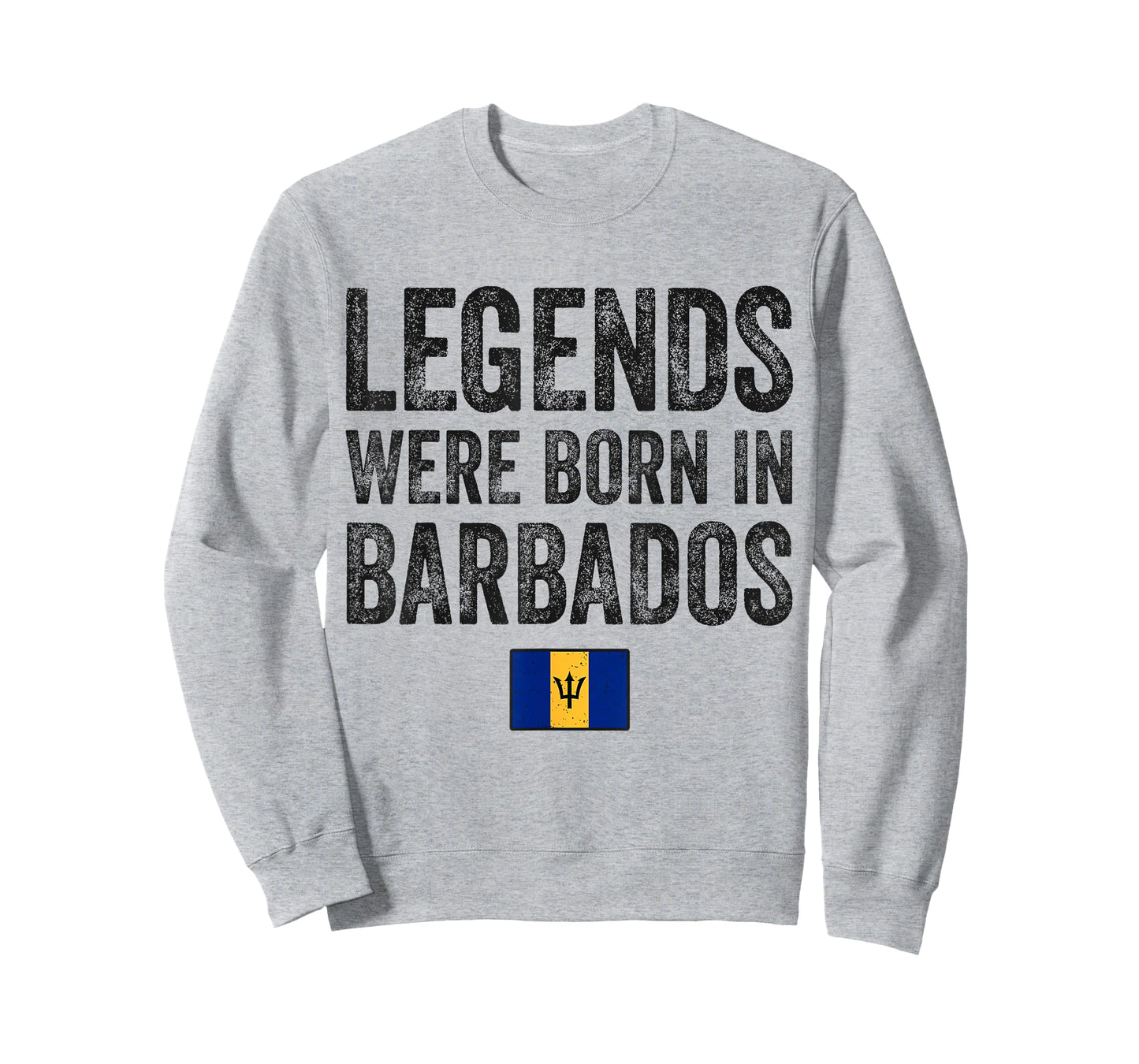 Legends Were Born In Barbados Barbadian Flag Pride Roots T-Shirt