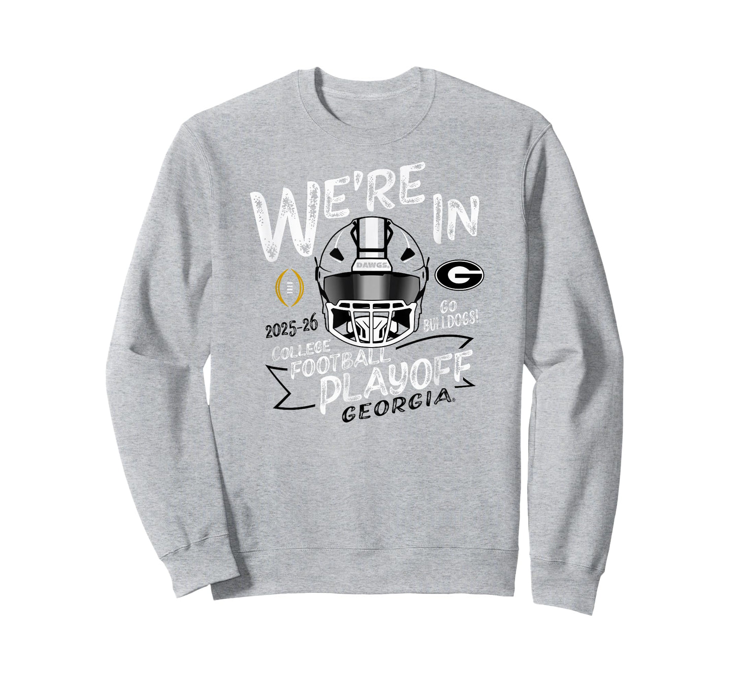 Georgia Bulldogs CFP College Football Playoff 2025-26 Red T-Shirt