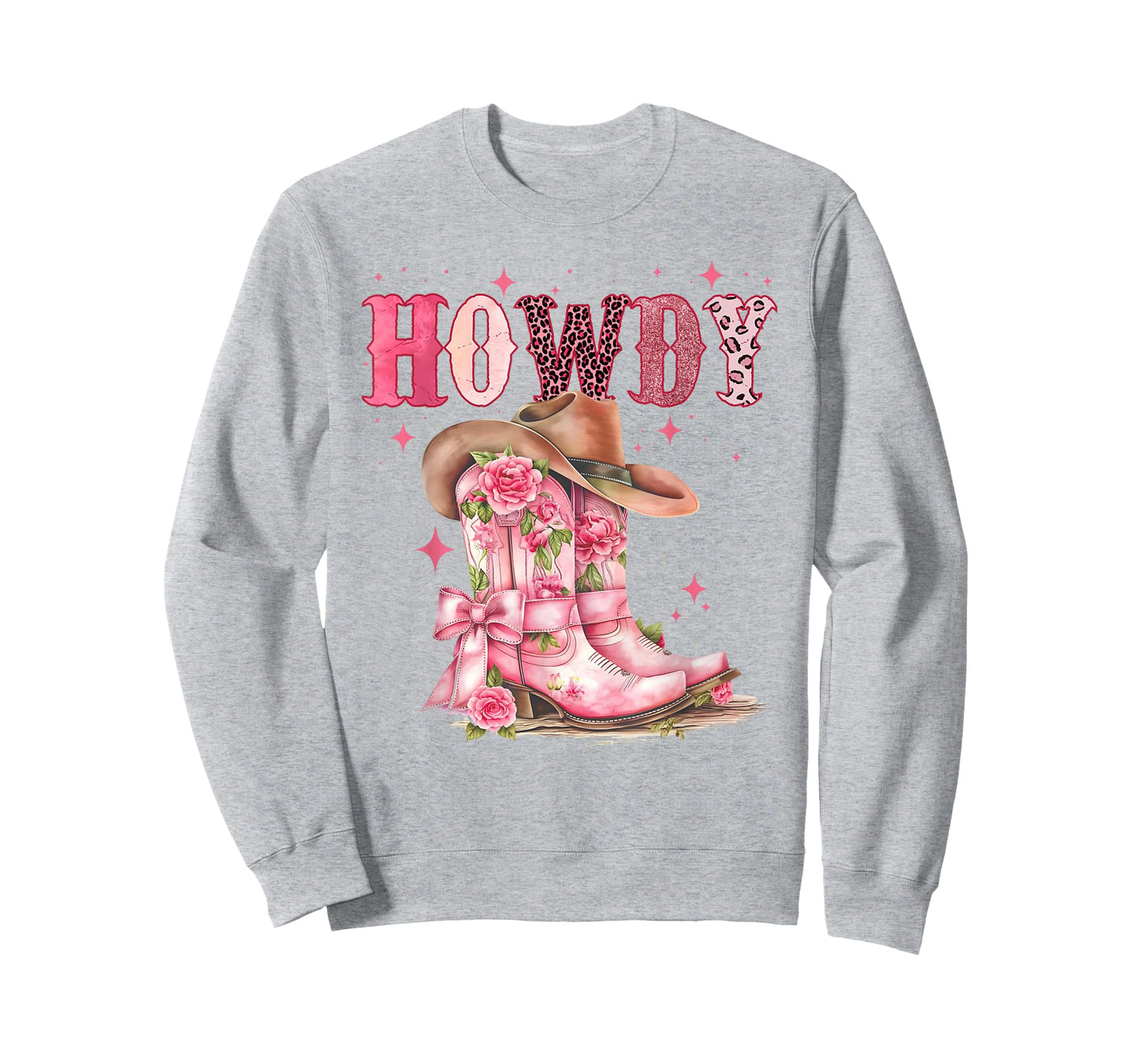 Howdy Southern Western Girl Country Rodeo Pink Cowgirl T-Shirt