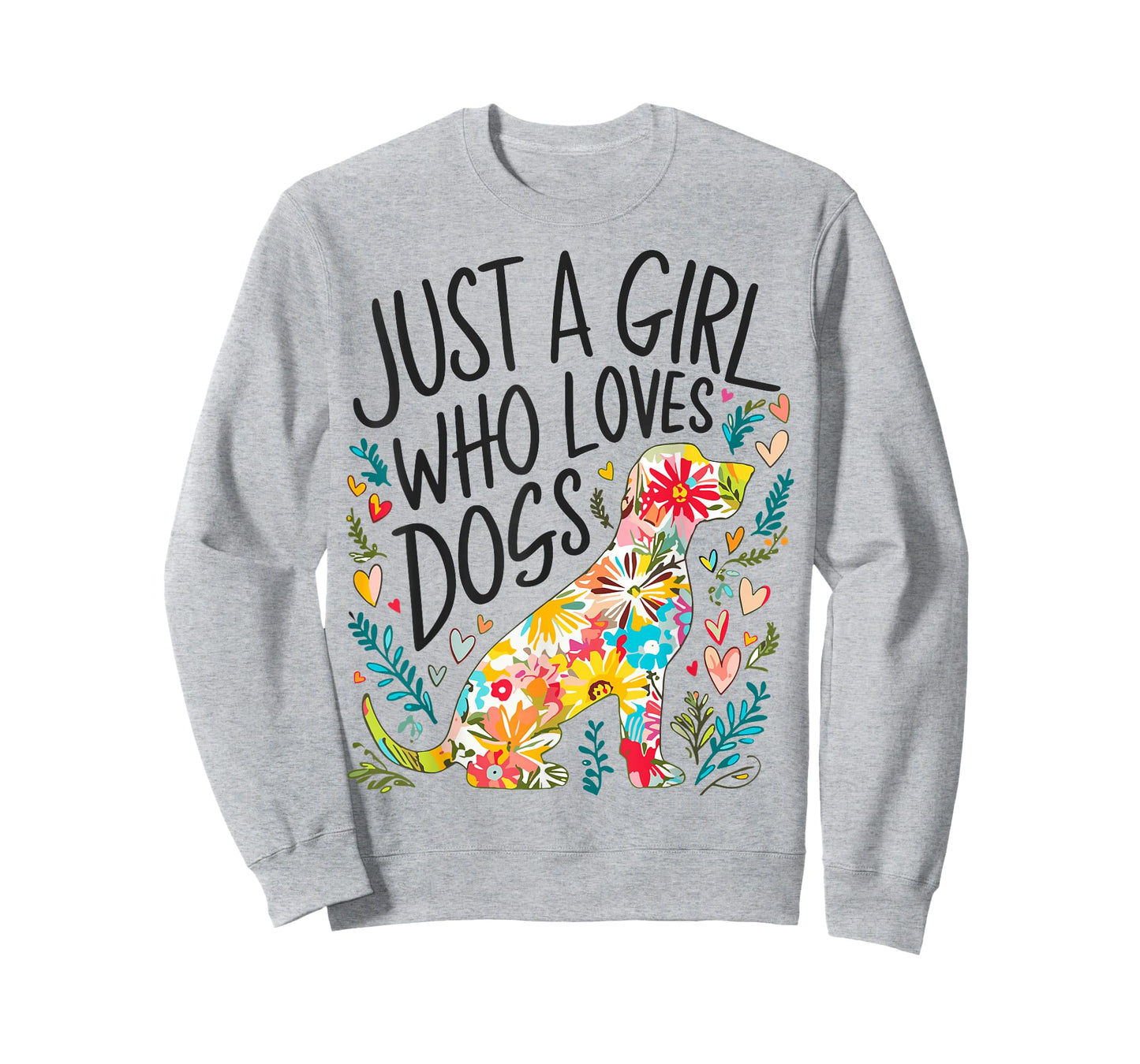 Dog Funny Just A Girl Who Loves Dogs T-Shirt