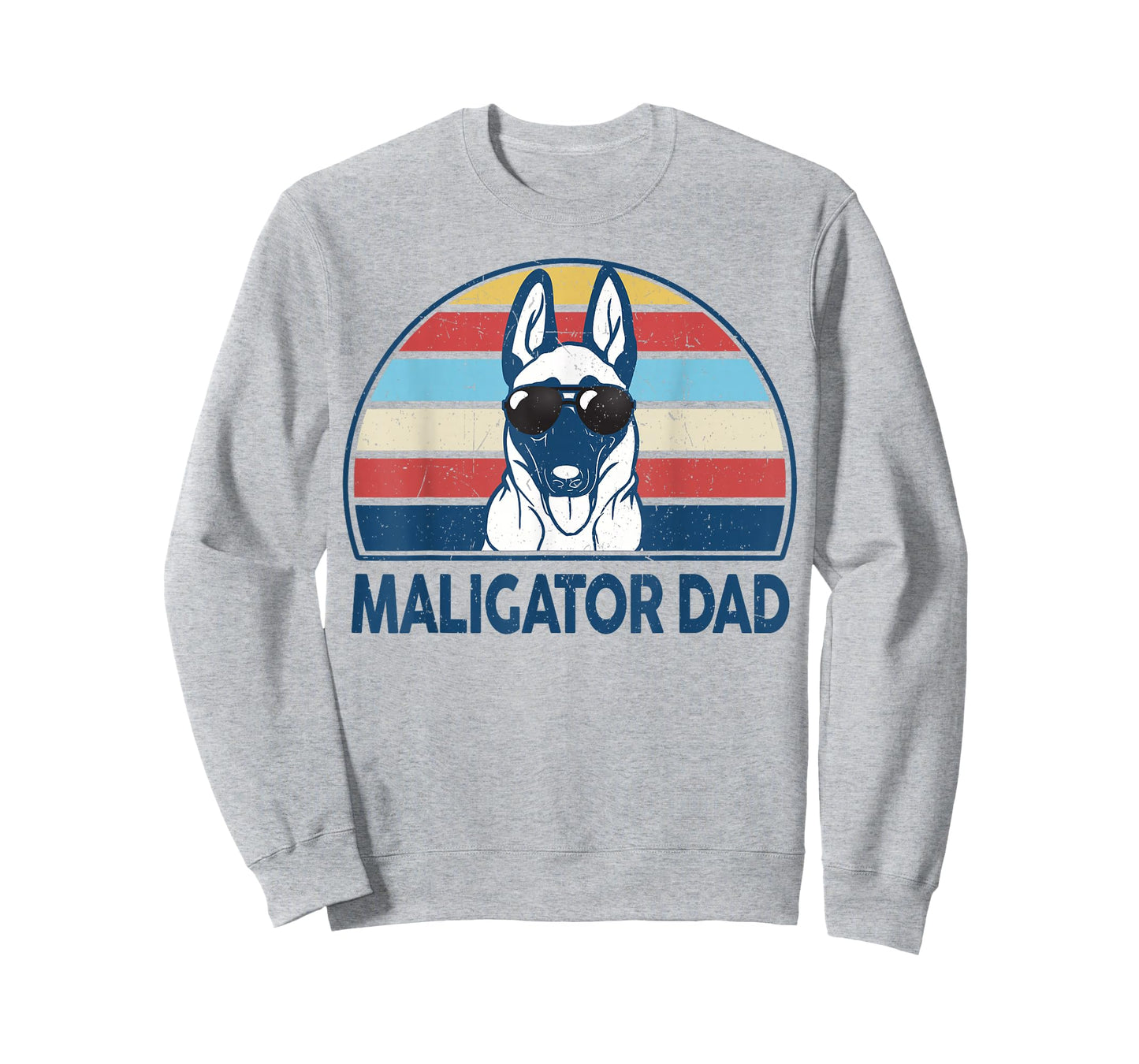 Funny Belgian Malinois Maligator Dad for Dog Lover T-Shirt
