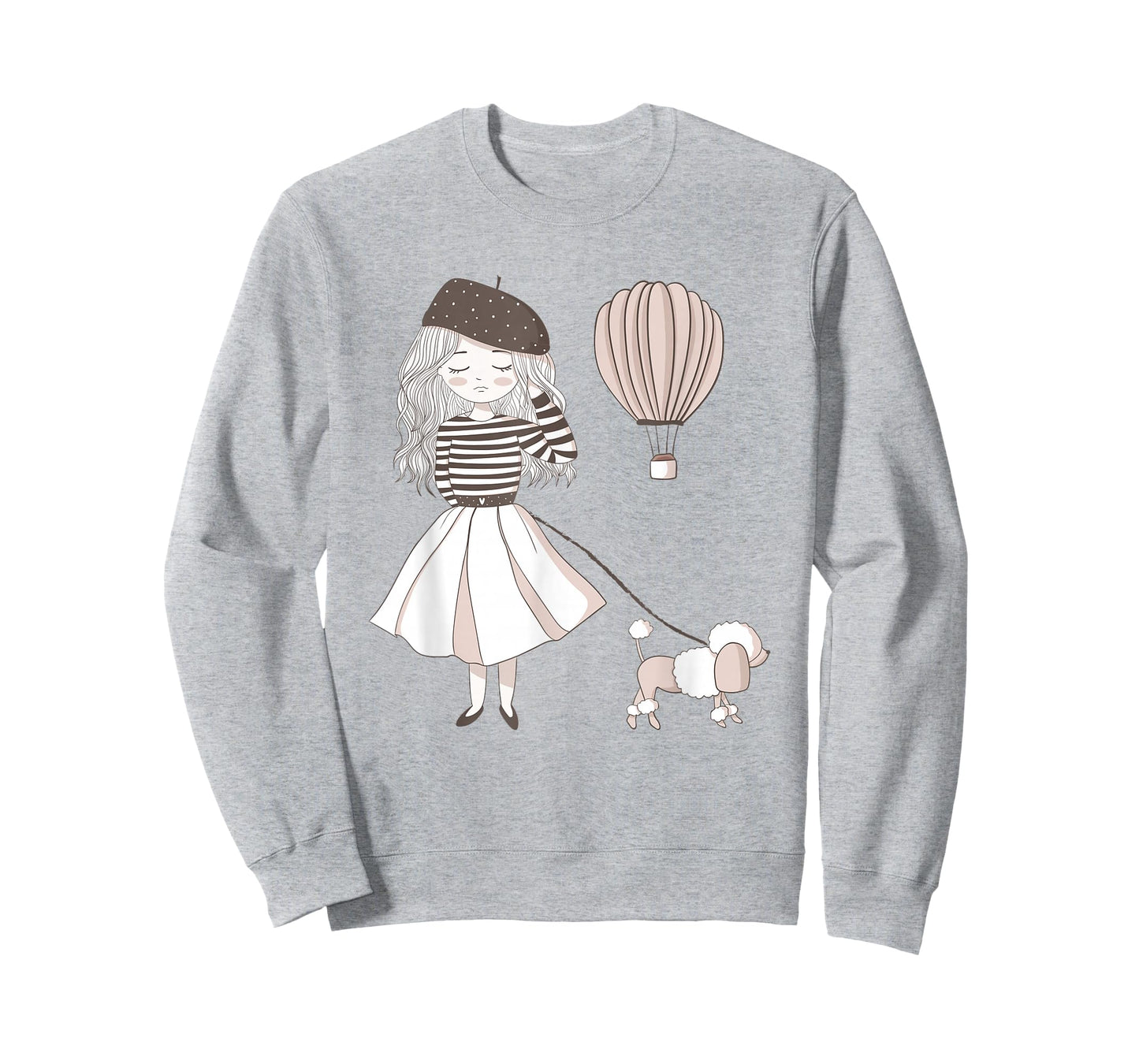 Sassy Southern Charm & Grace | Paris France | Cute French Girl & Poodle Gift T-Shirt