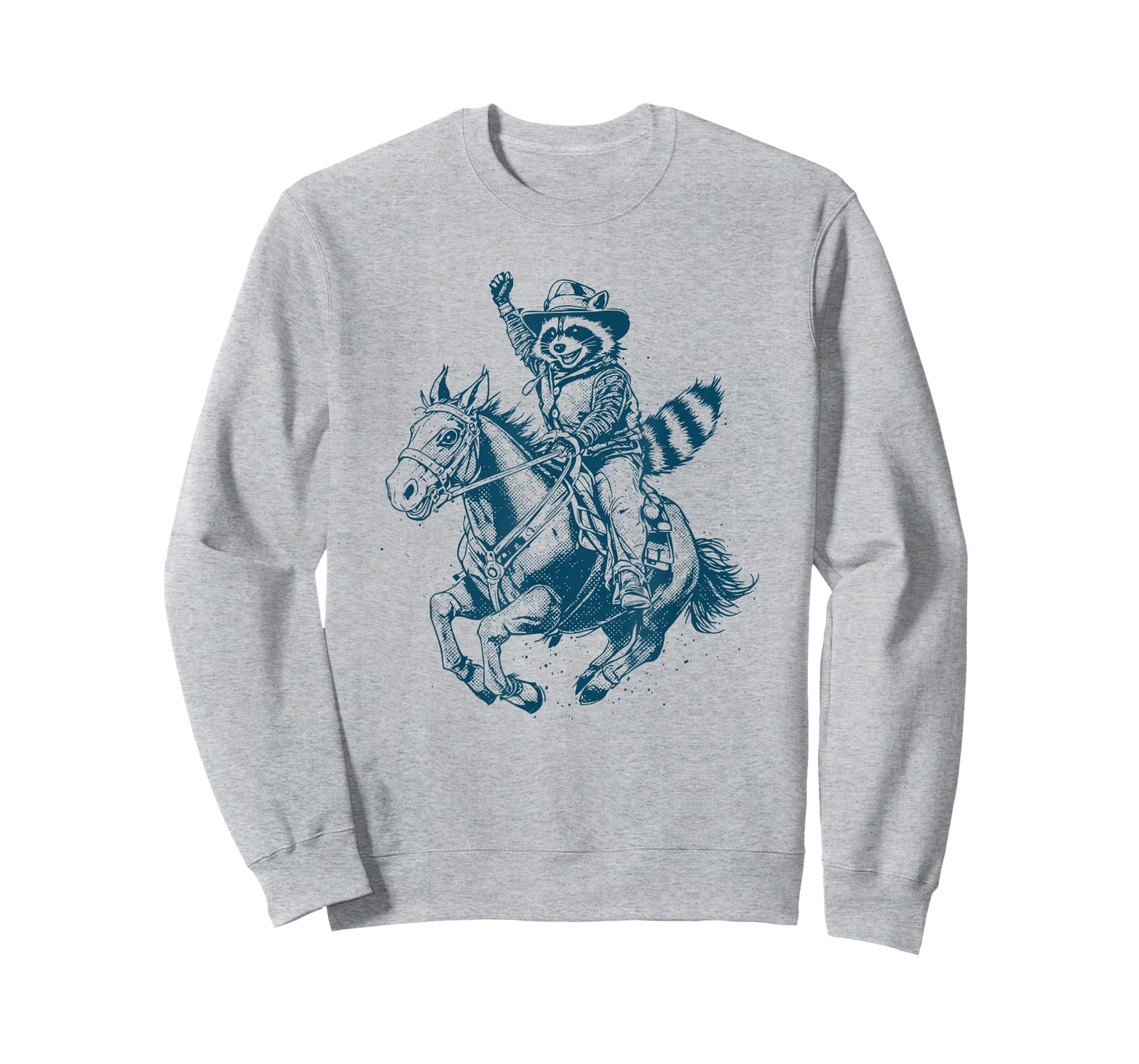 Funny Cowboy Raccoon Rodeo T-Shirt