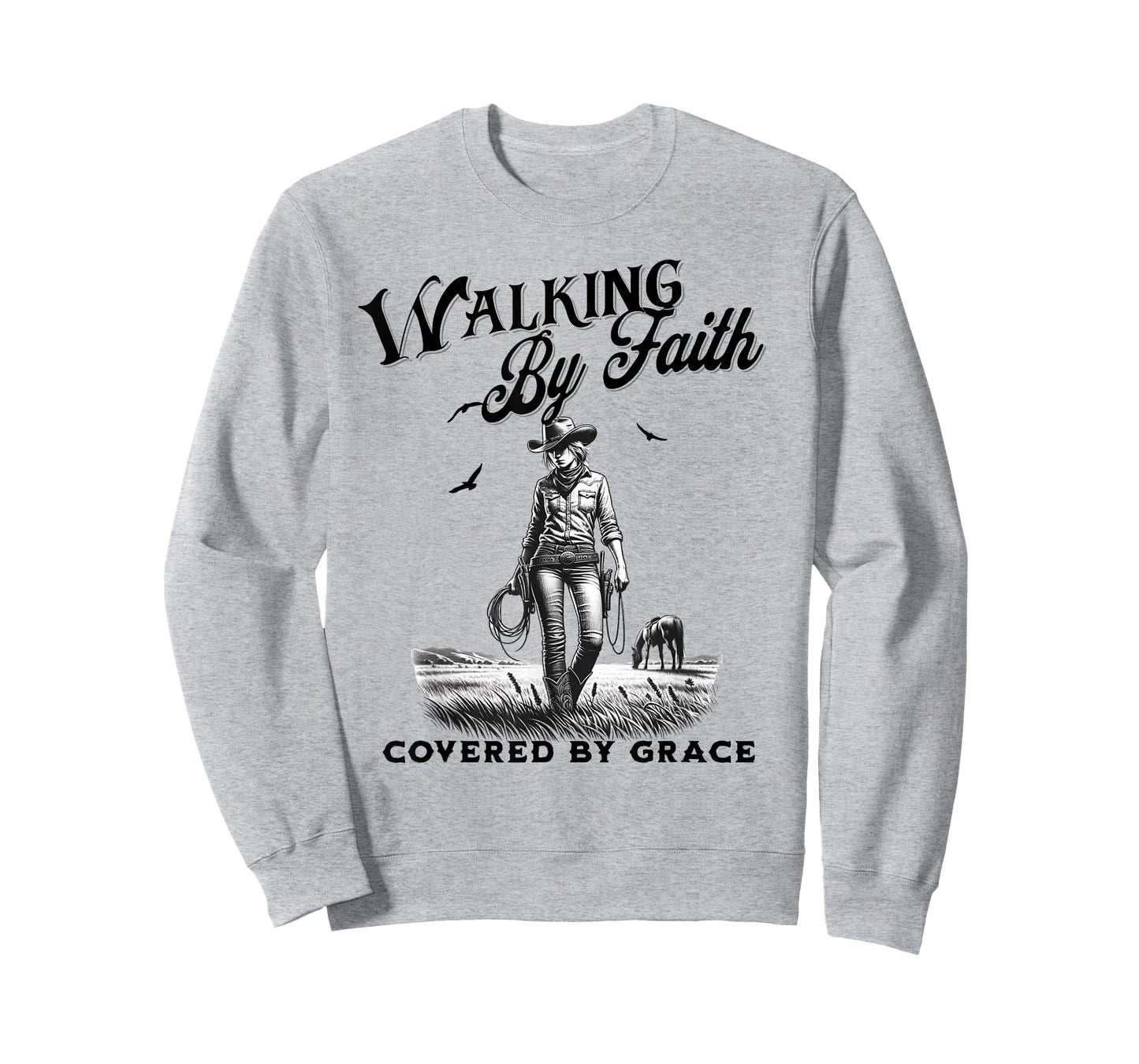Christian Cowgirl Bible Verse Western Jesus Faith Based T-Shirt