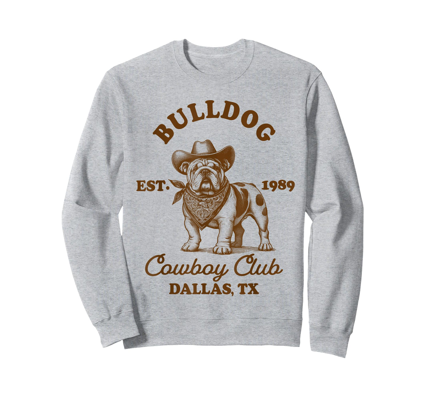 English Bulldog Mom Western Howdy Bulldog Cowboys Club T-Shirt