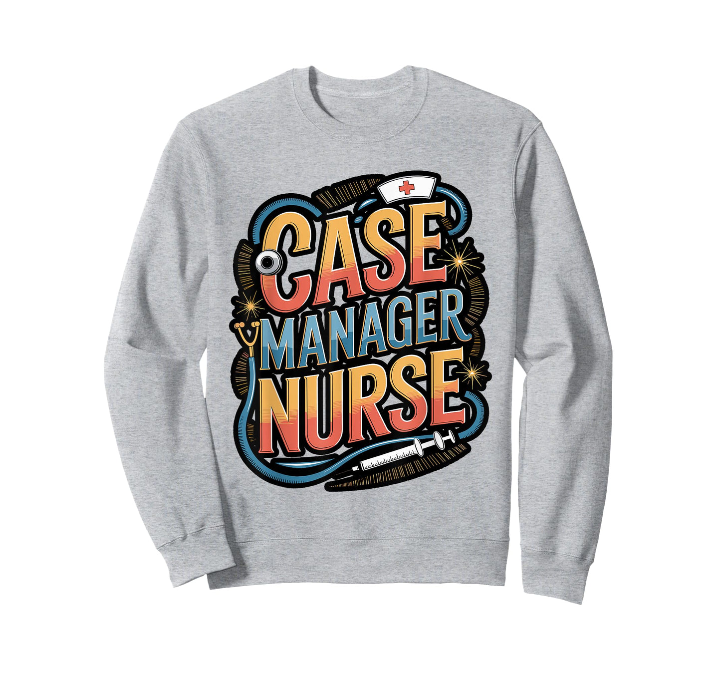 Nurse Case Manager Heart Design T-Shirt