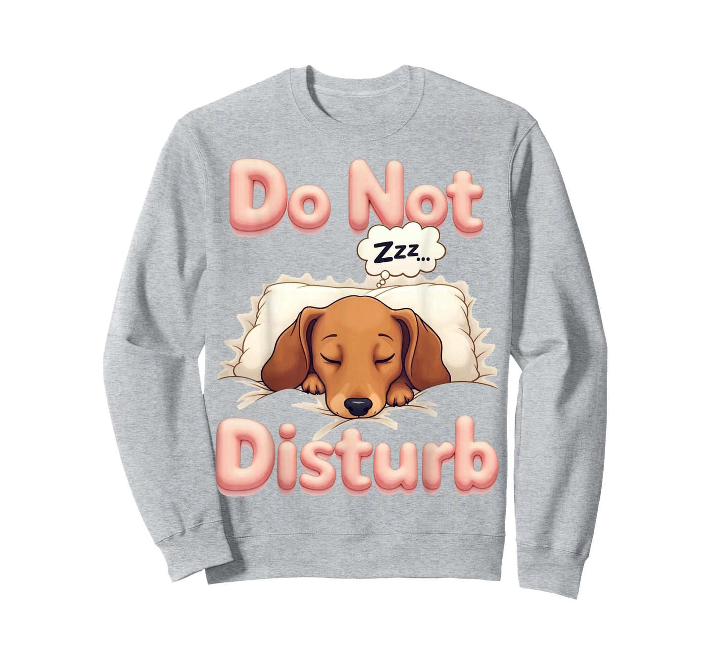 Do Not Disturb Wiener Dog Funny Dachshund Pajamas T-Shirt