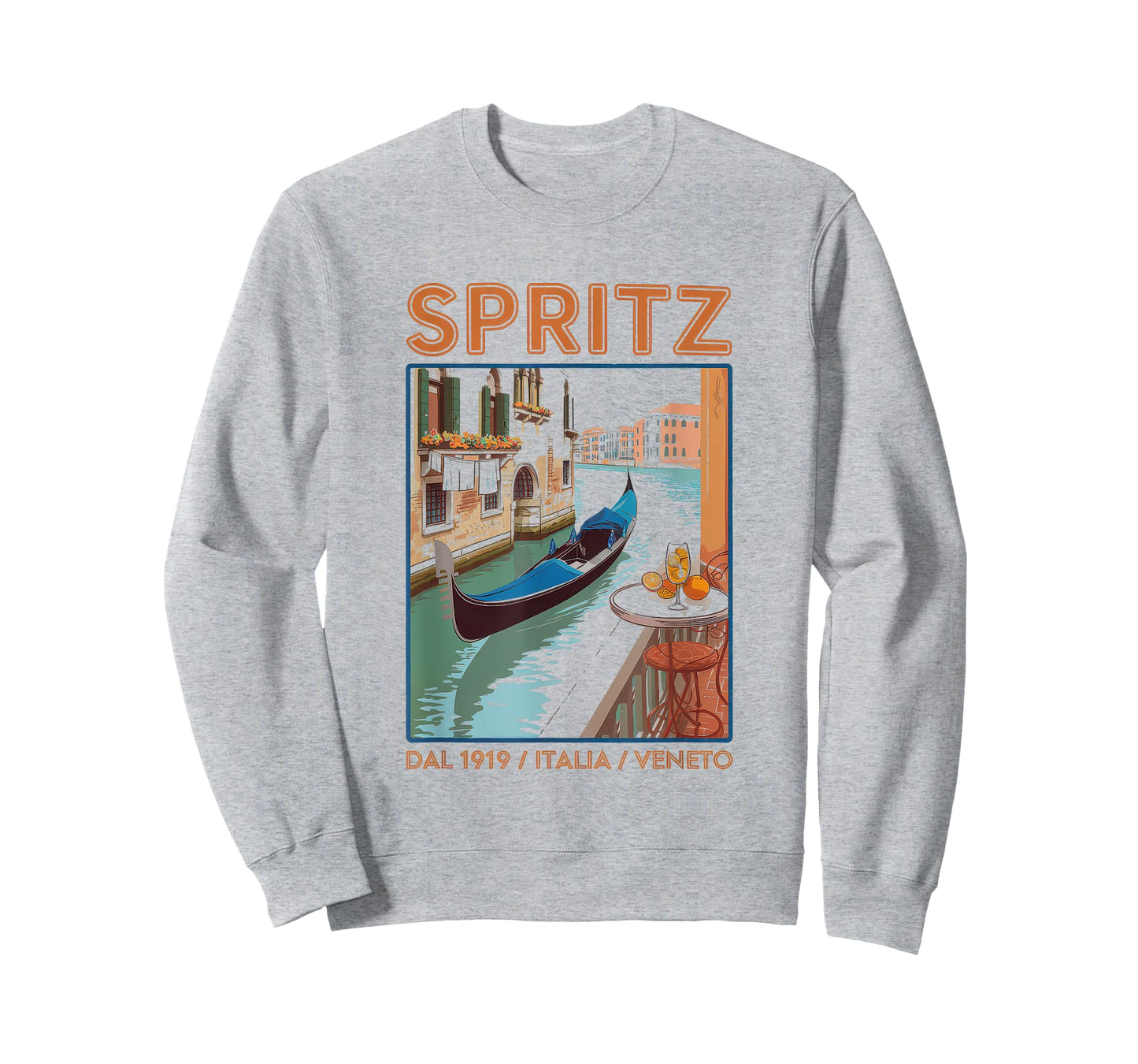 Spritz Veneto Tshirt Italia Vintage Orange Wine Cocktail T-Shirt