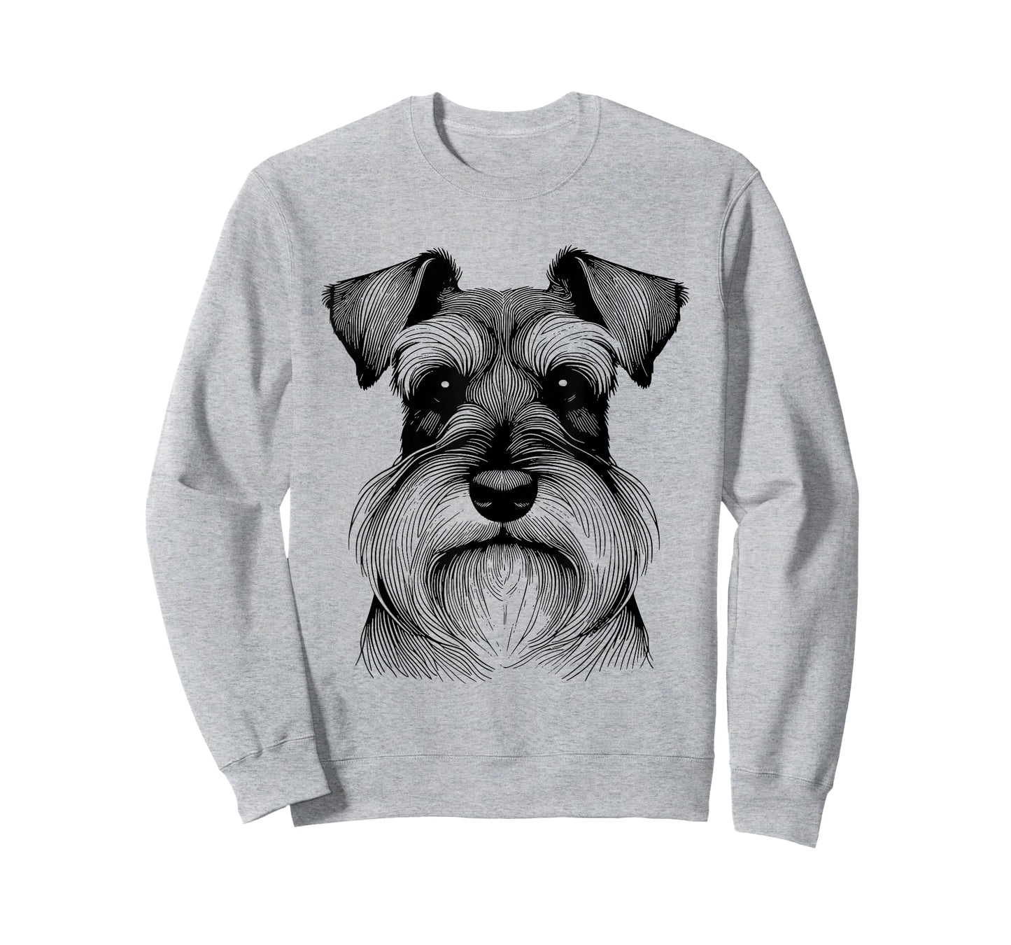 Dog Fingerprint - Miniature Schnauzer Dad Mom T-Shirt