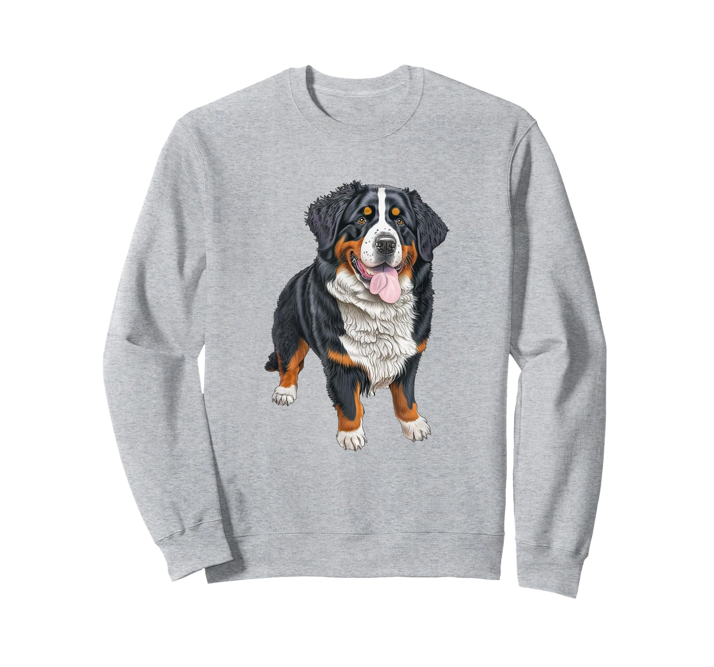 Bernese Mountain Dog Portrait Artistic Image T-Shirt