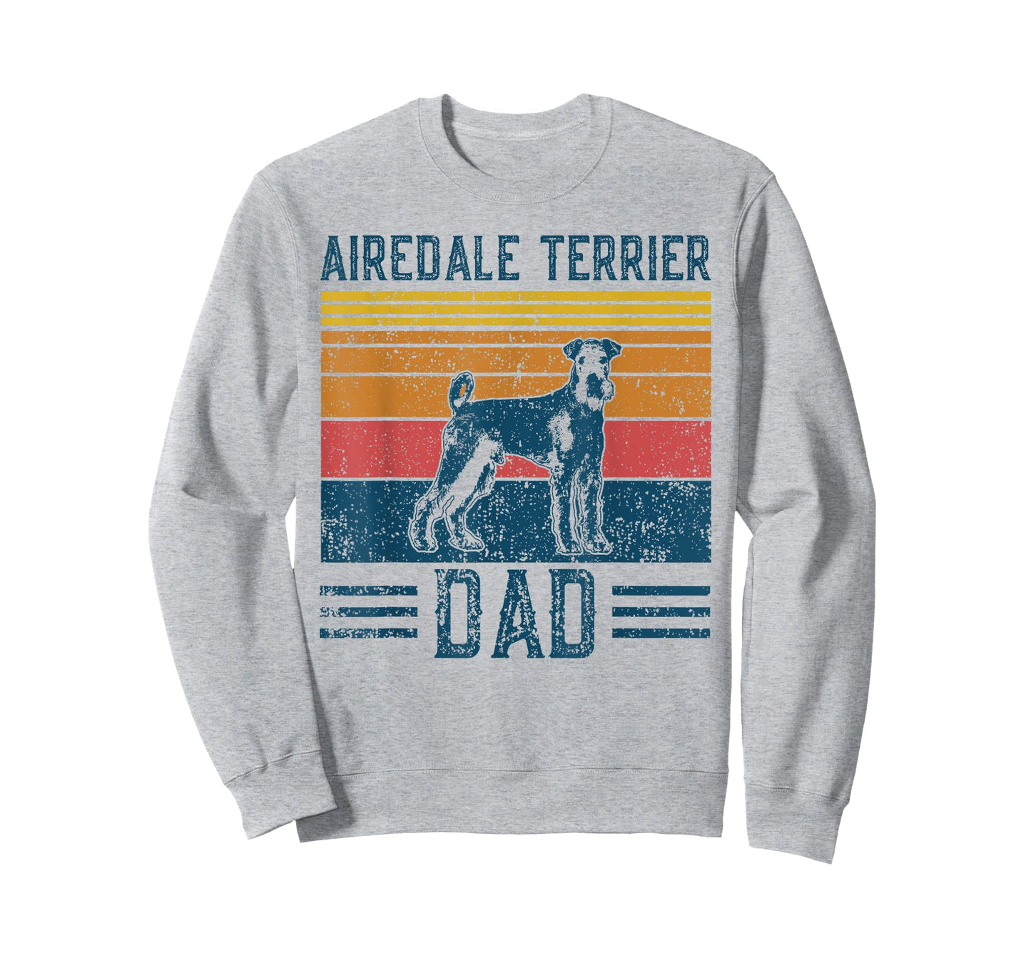 Dog Airedale Terrier Dad - Vintage Airedale Terrier Dad T-Shirt