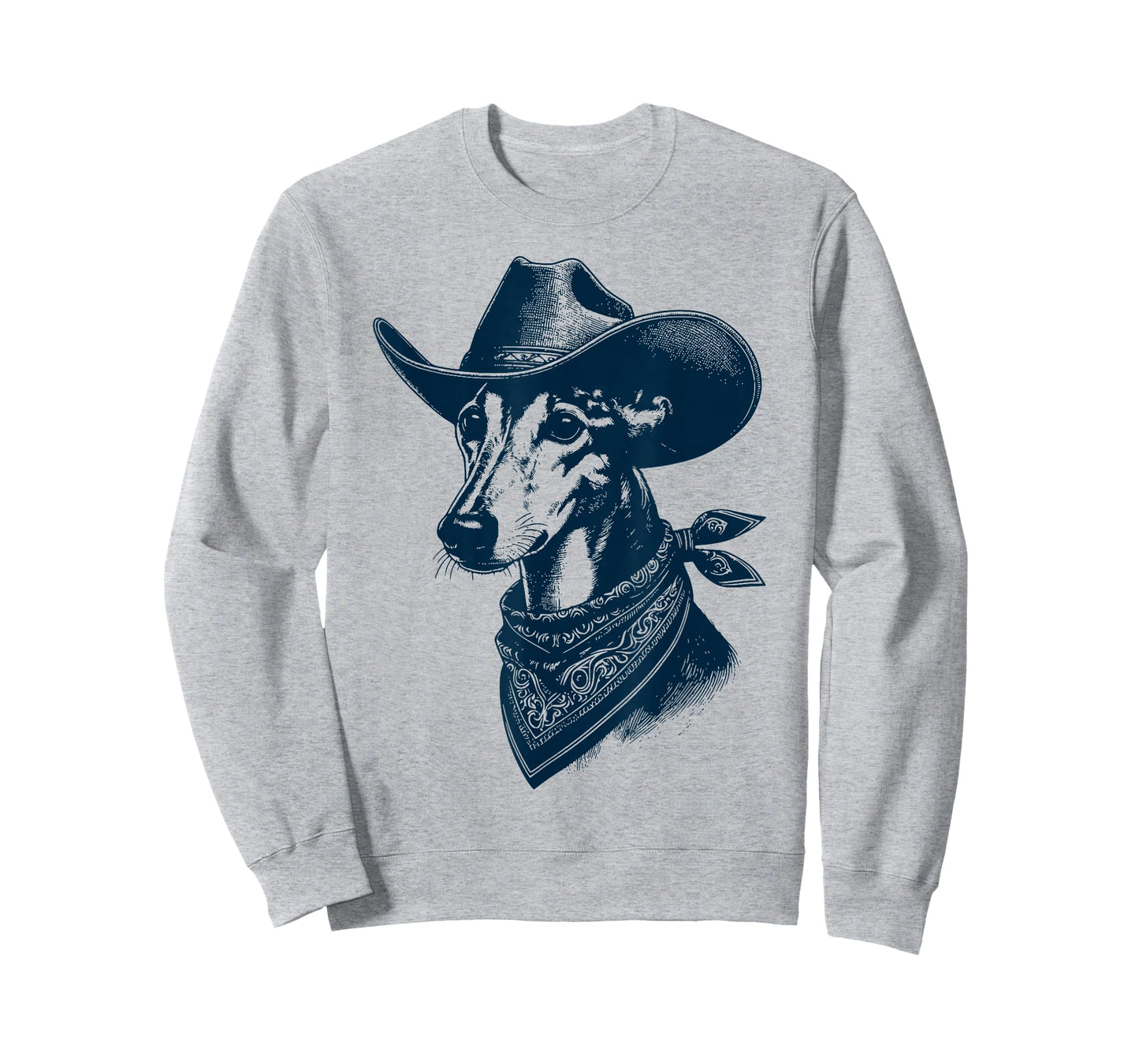 Howdy, Ready for Rodeo - Cowboy Greyhound T-Shirt