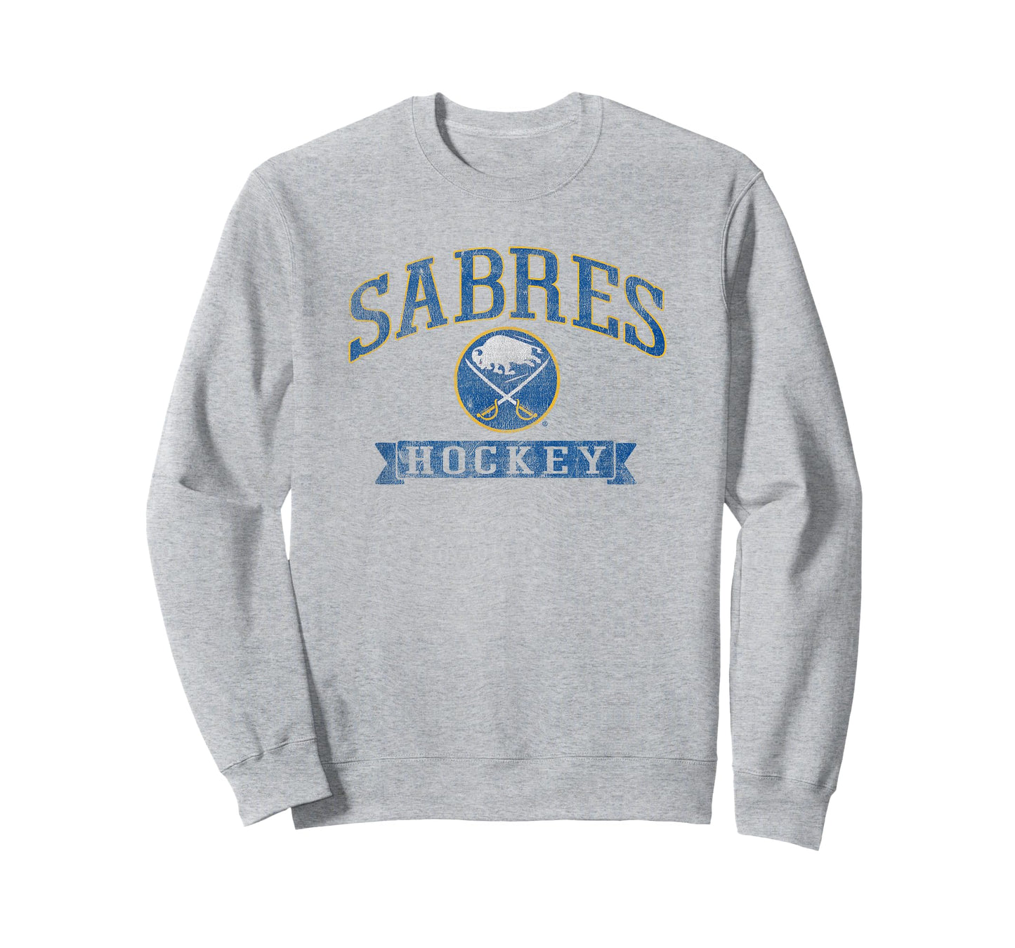 Buffalo Sabres Vintage Hockey Gray NHL Officially Licensed T-Shirt
