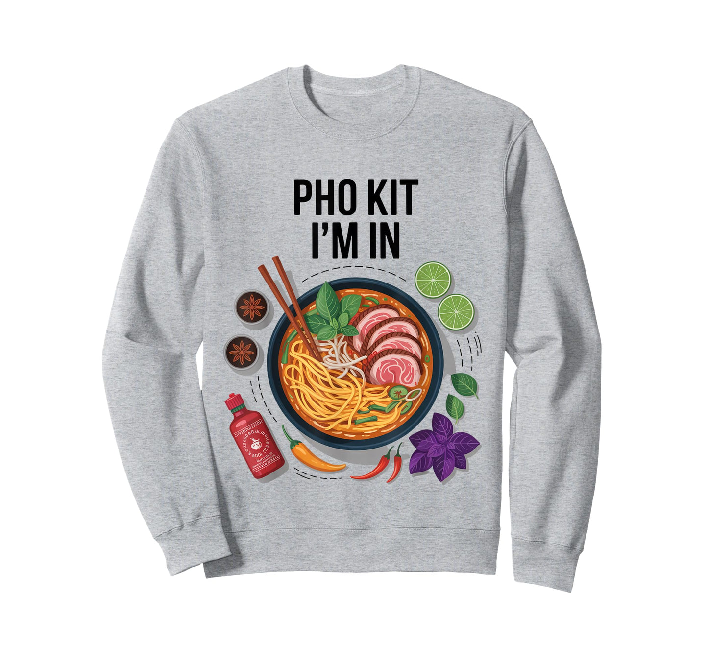 Pho Kit Soup Ingredients Pho Broth at Home Funny Pho Lover T-Shirt