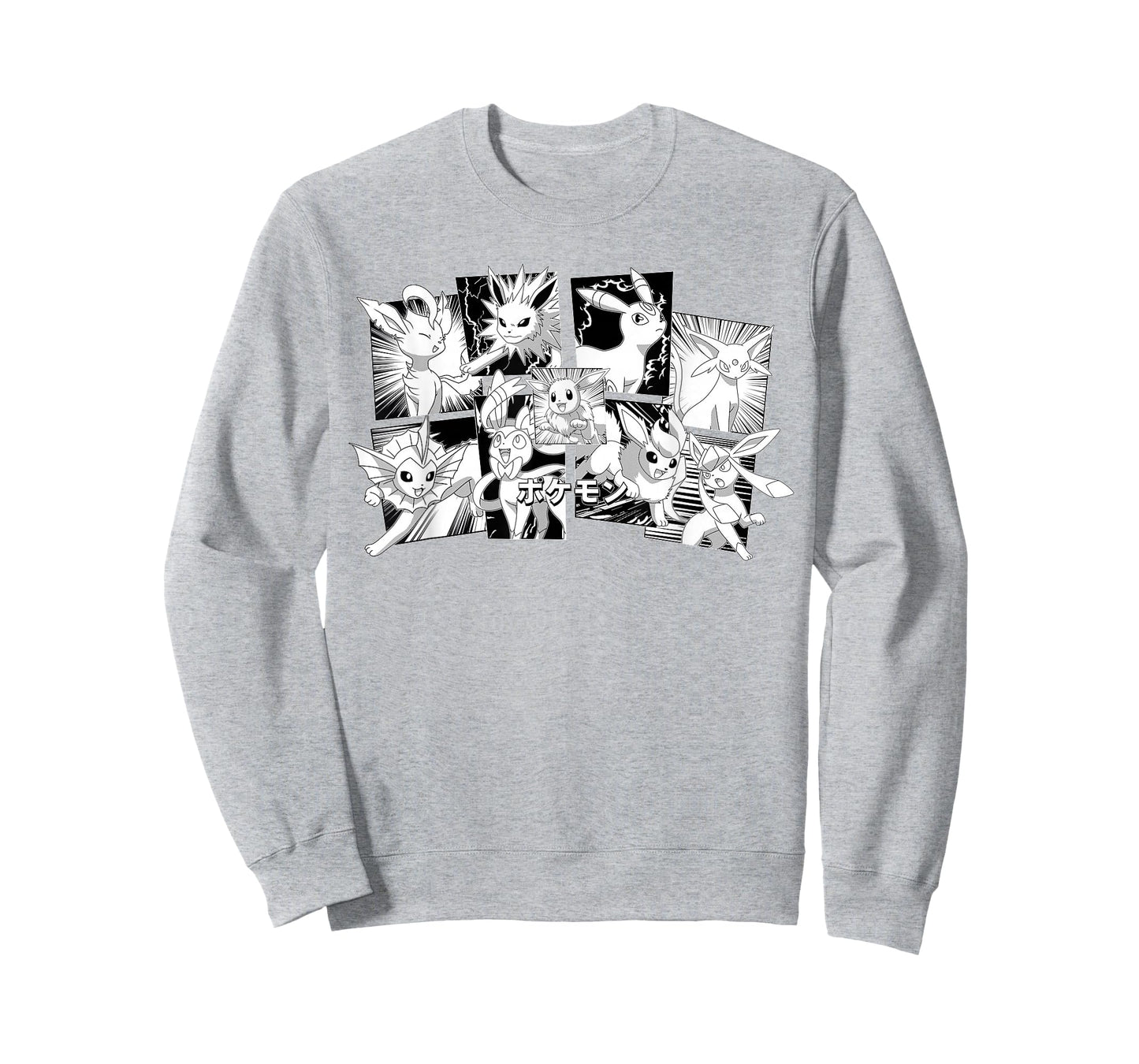 Pokémon - Eeveelutions Character Group Manga Panels T-Shirt