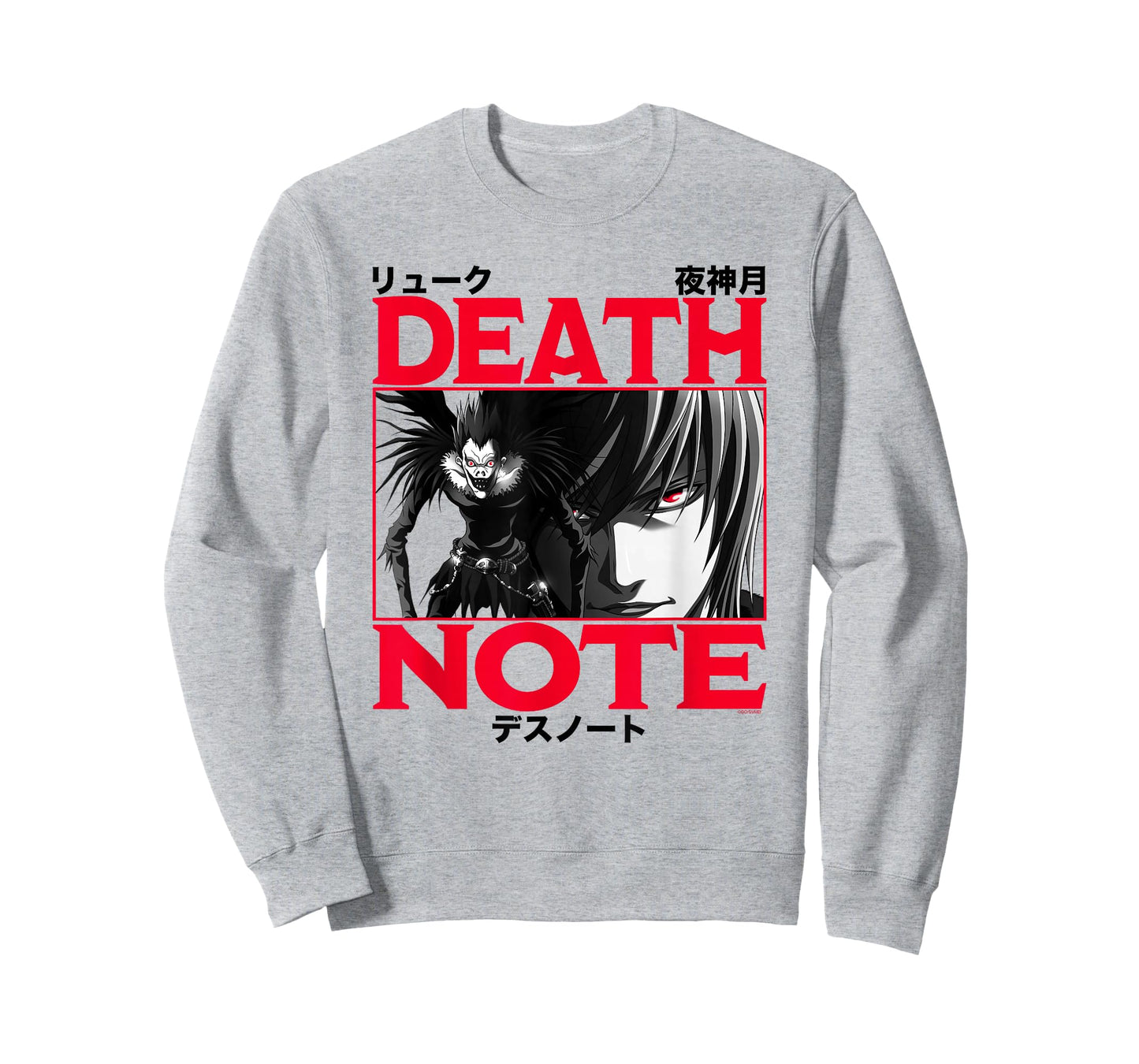 Death Note Ryuk and Light with Red Logo and Kanji Anime T-Shirt