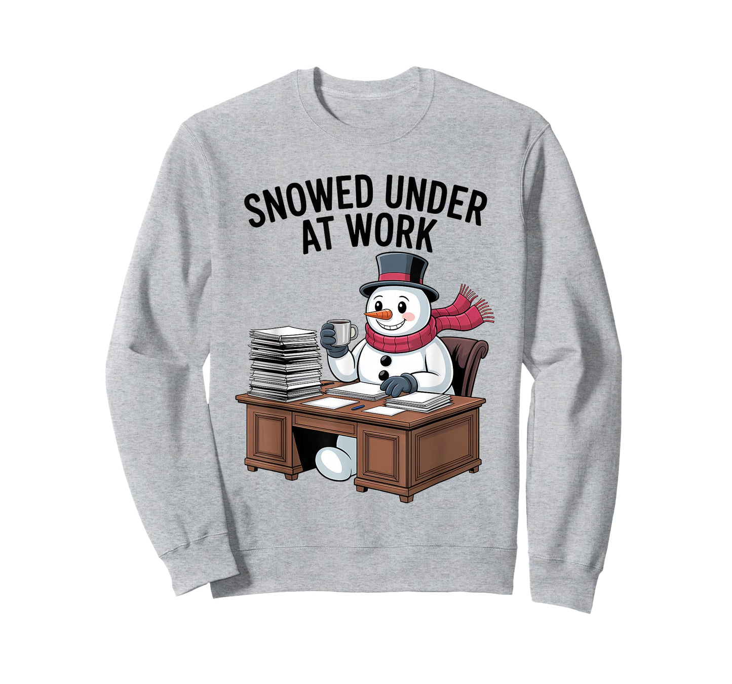 Snowed Under at Work Funny Office Holiday T-Shirt