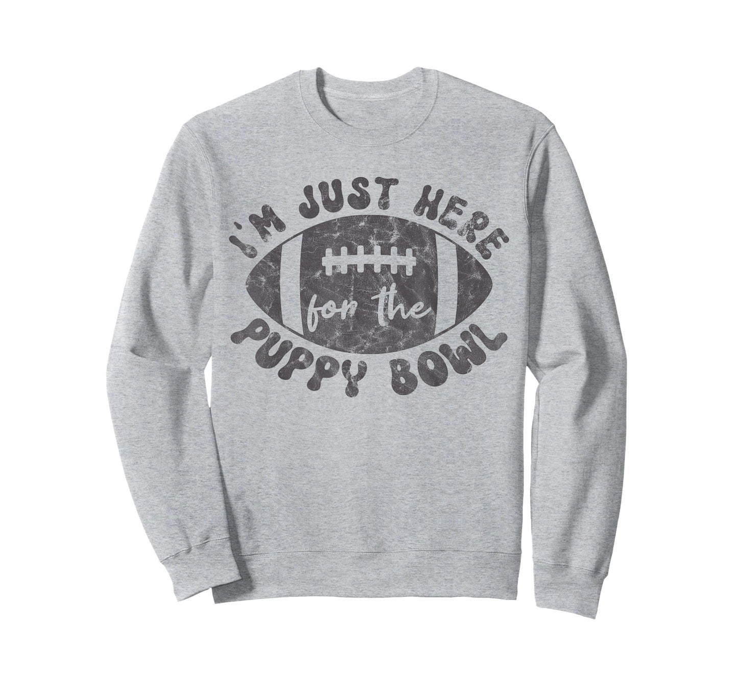 I'm Just Here For The Puppy Bowl Football T-Shirt