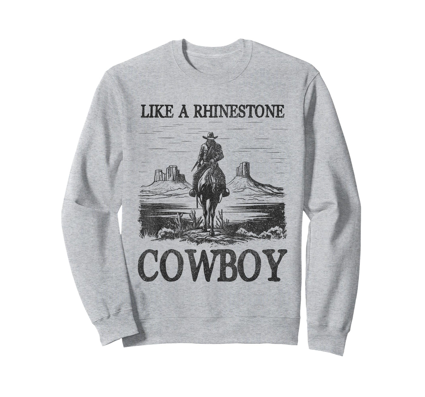Like A Rhinestone Cowboy Western Life Rodeo Country Music T-Shirt