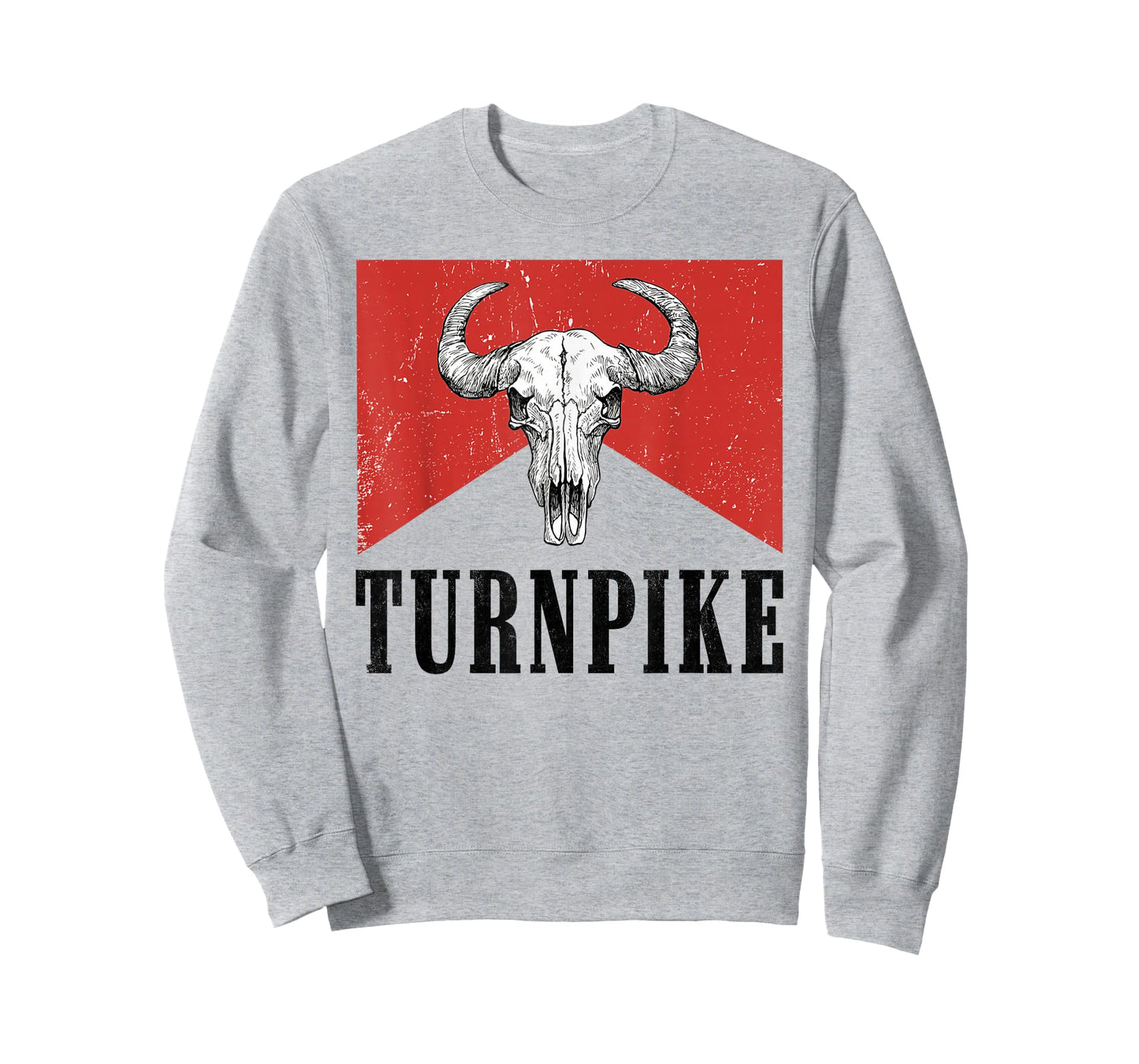 Turnpike Bull Skull Turnpike Western Country Turnpike Cowboy T-Shirt