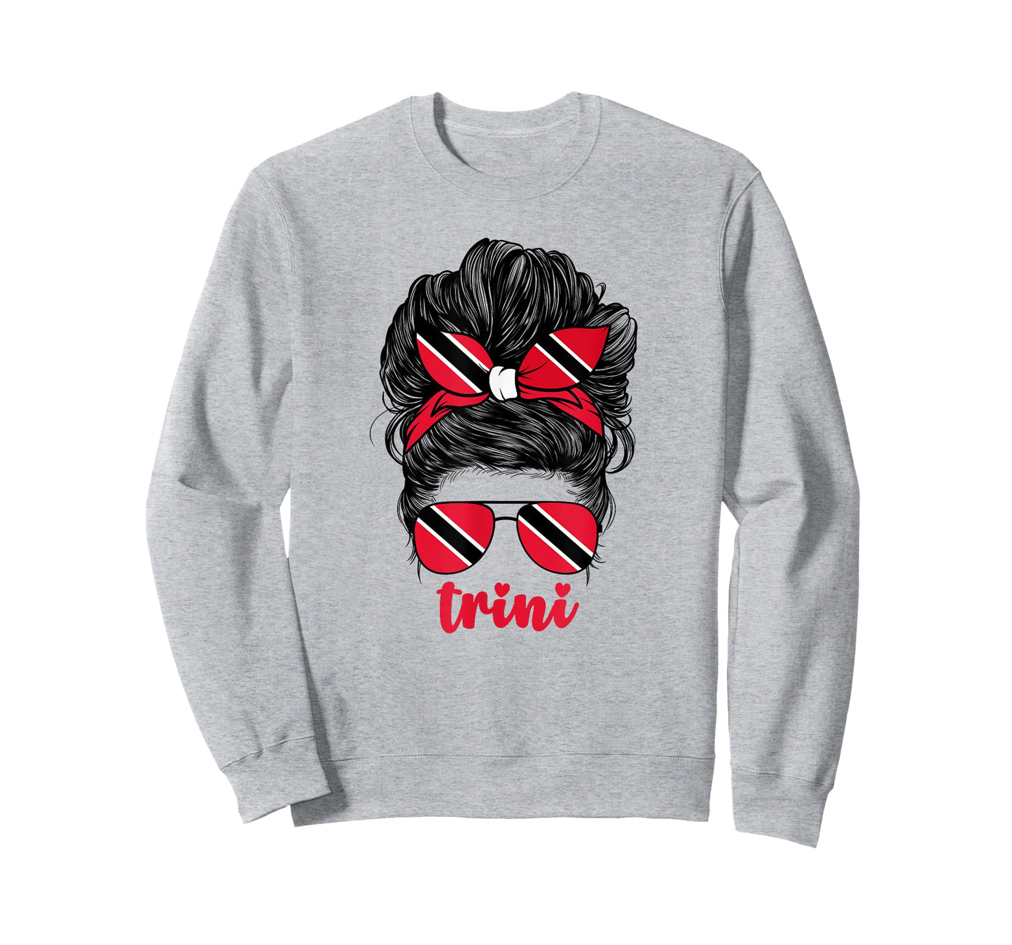 Trinidadian Girl For Women Trini Trinidad and Tobago Flag T-Shirt