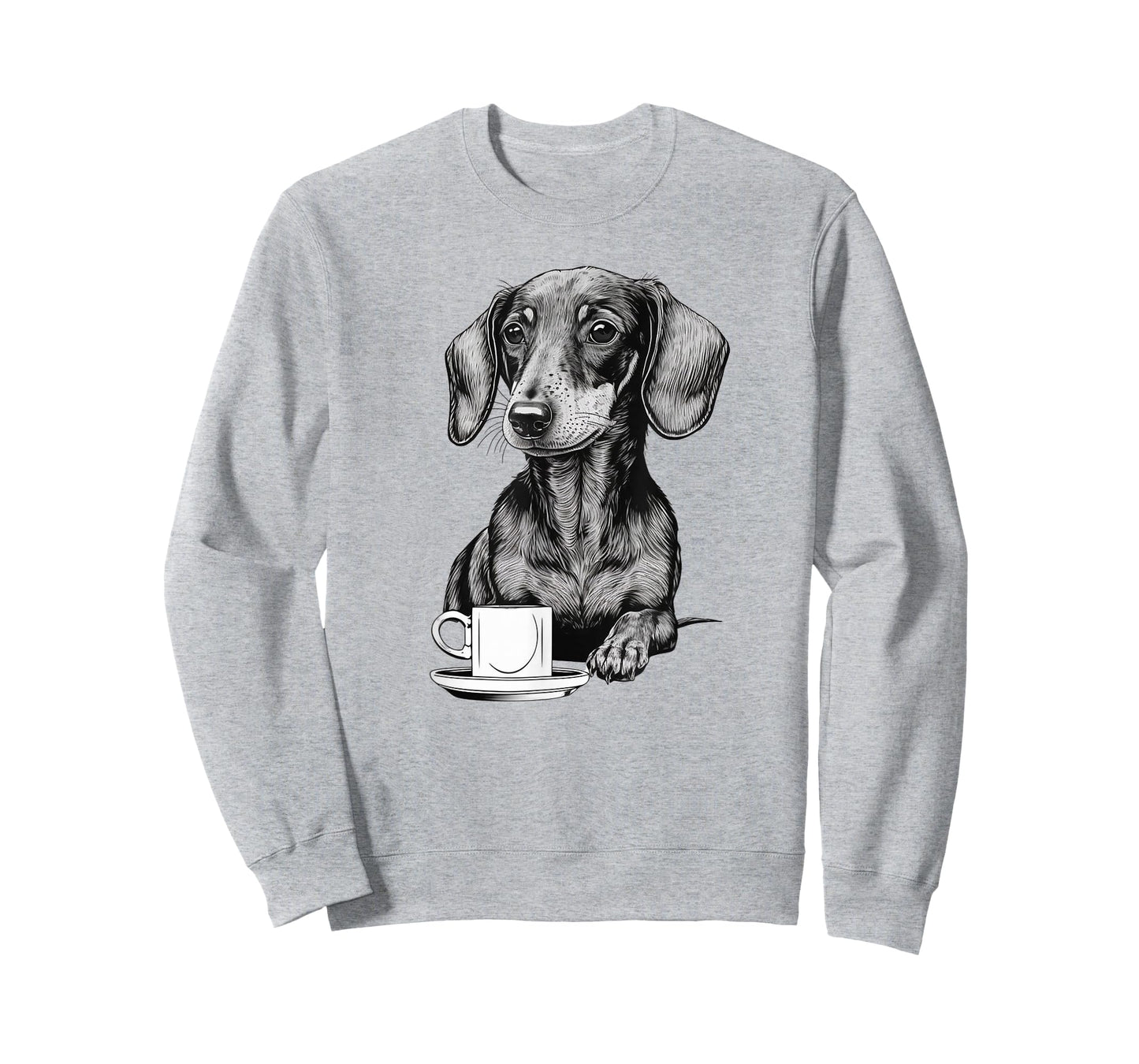 Dachshund Puppy Wiener with Coffee T-Shirt