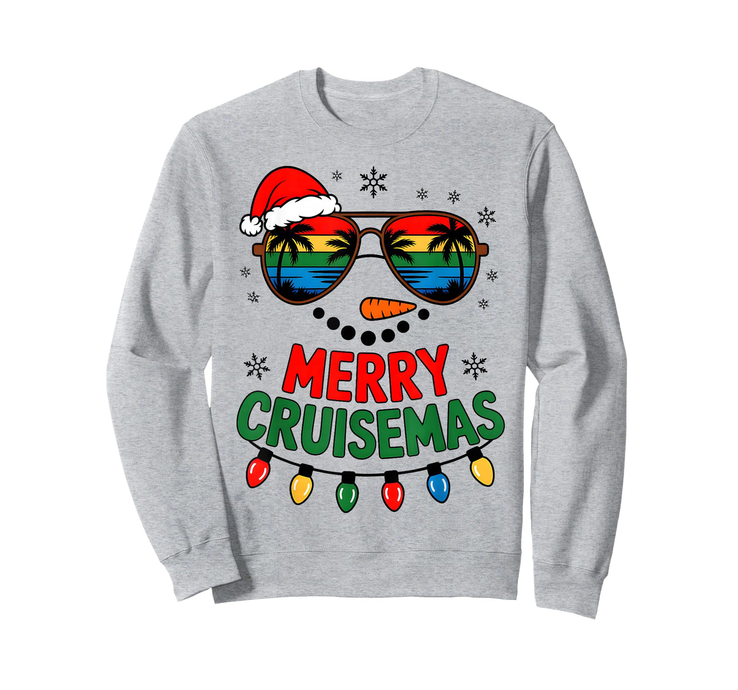 Merry Cruisemas 2025 Christmas Santa Snowman Cruise Family T-Shirt