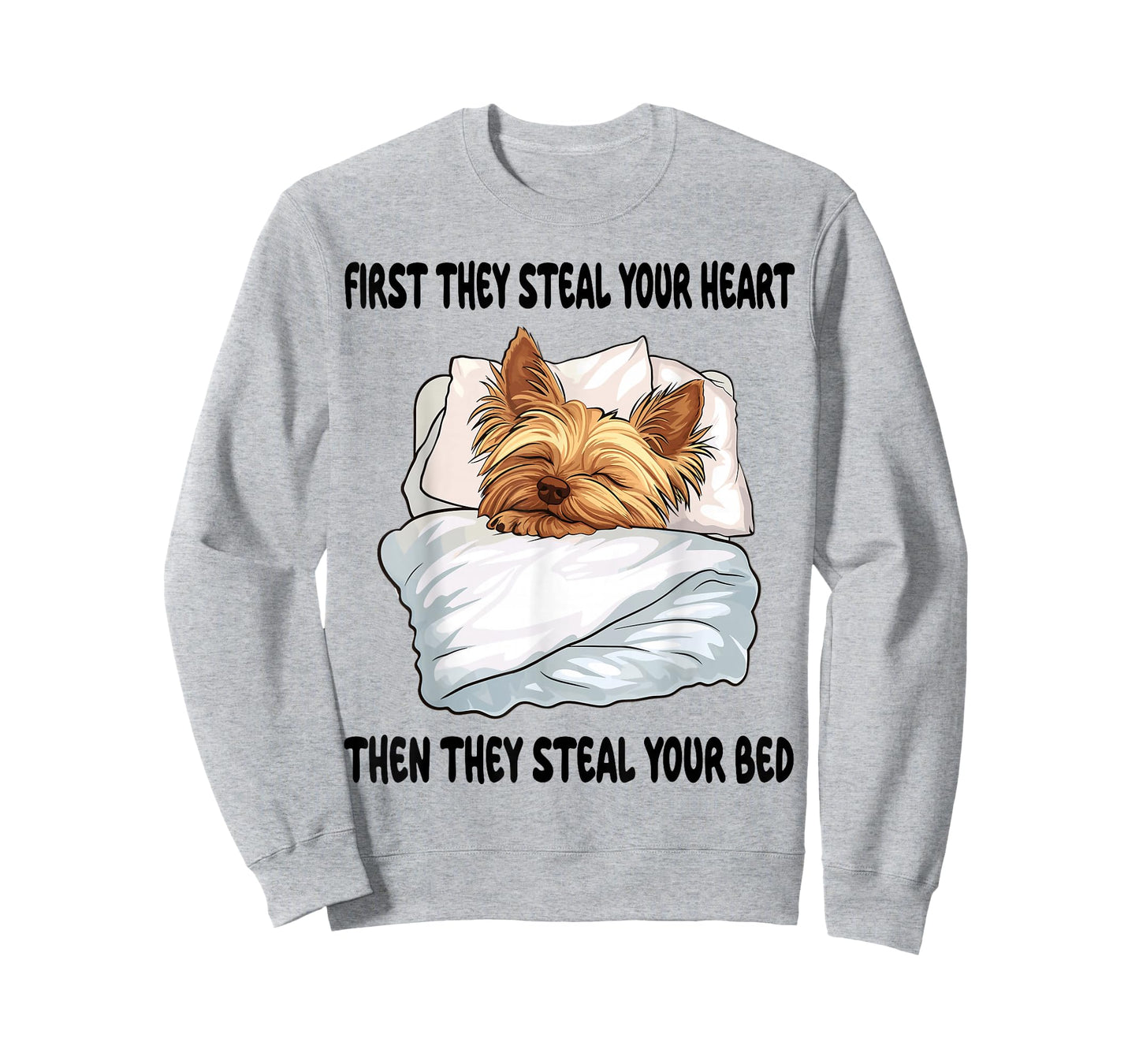 Yorkshire Terrier Yorkie Sleeping Pajamas Nightgown T-Shirt