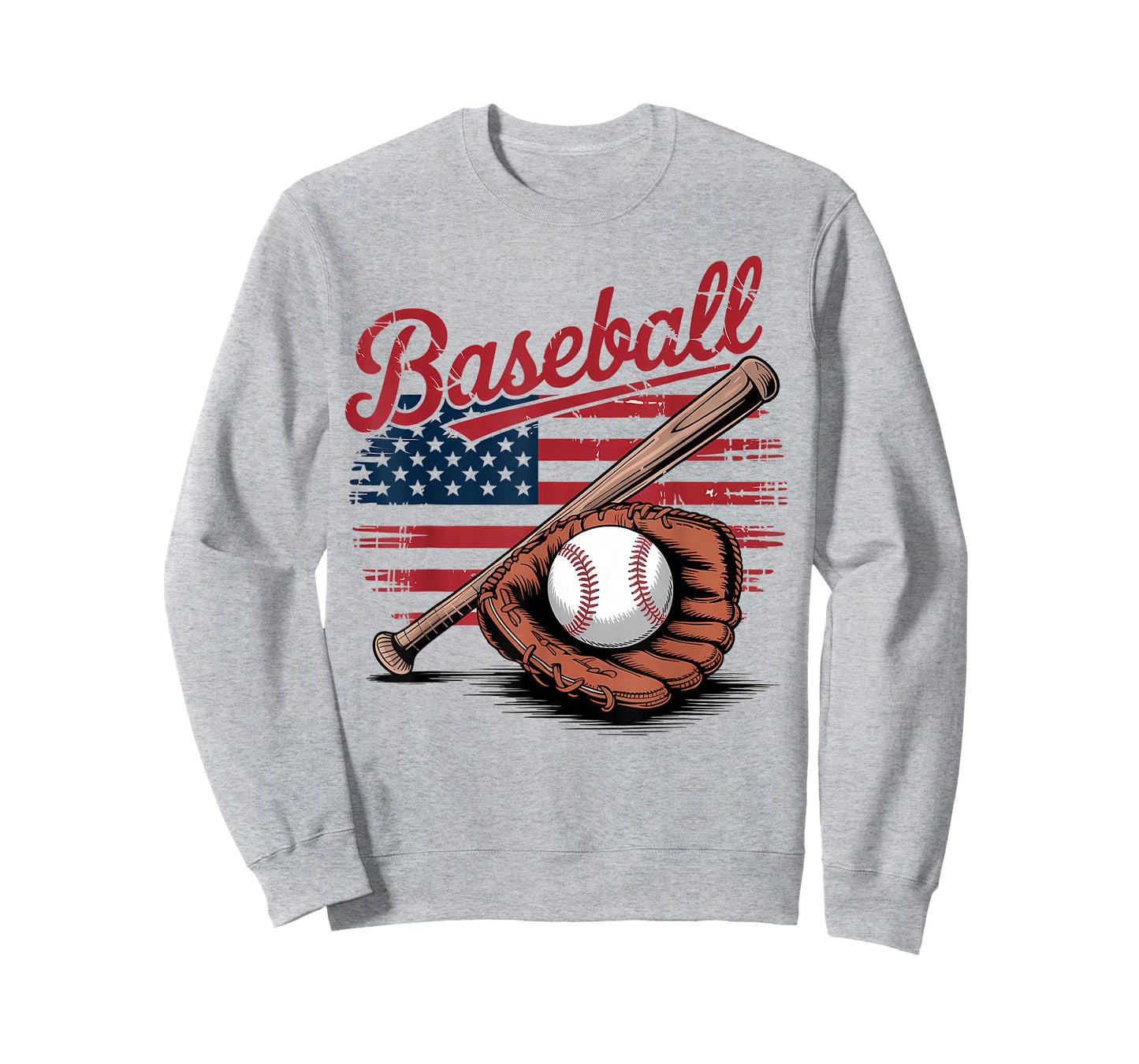 Patriotic Baseball Player USA Flag Catcher Pitch T-Shirt