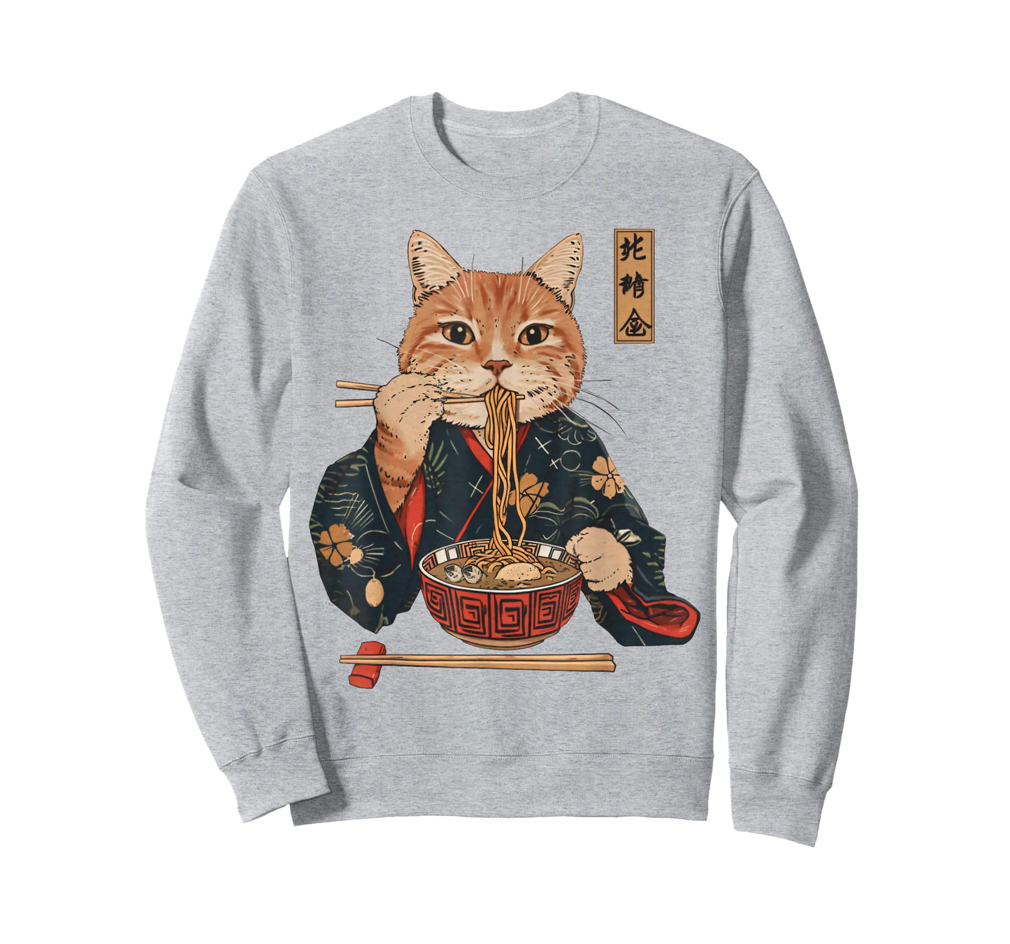Cat Ramen Japanese Y2K Kawaii Retro Kimono Cat Manga Anime T-Shirt